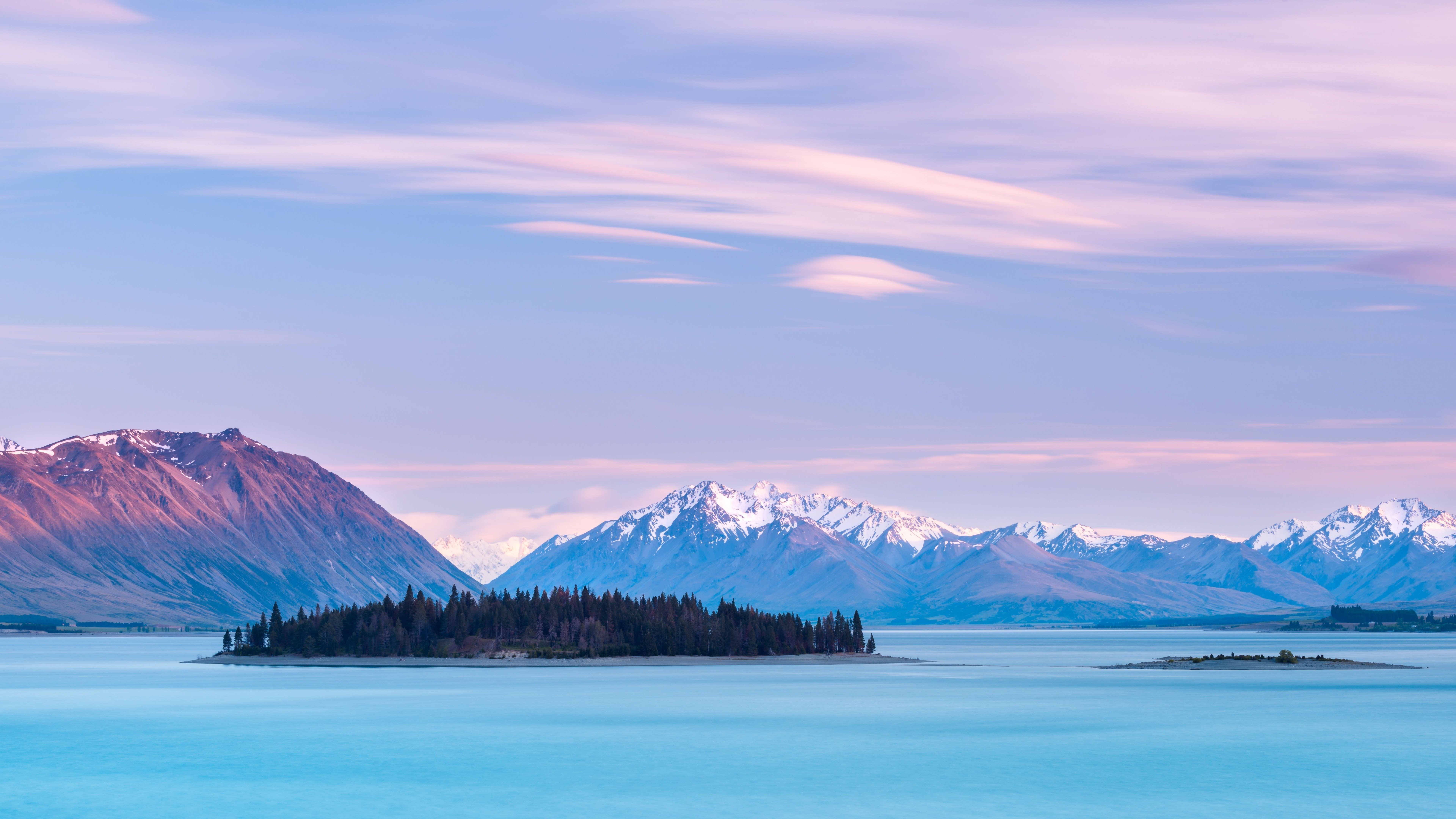 Fondos de pantalla Lago Tekapo en las montañas de Nueva Zelanda