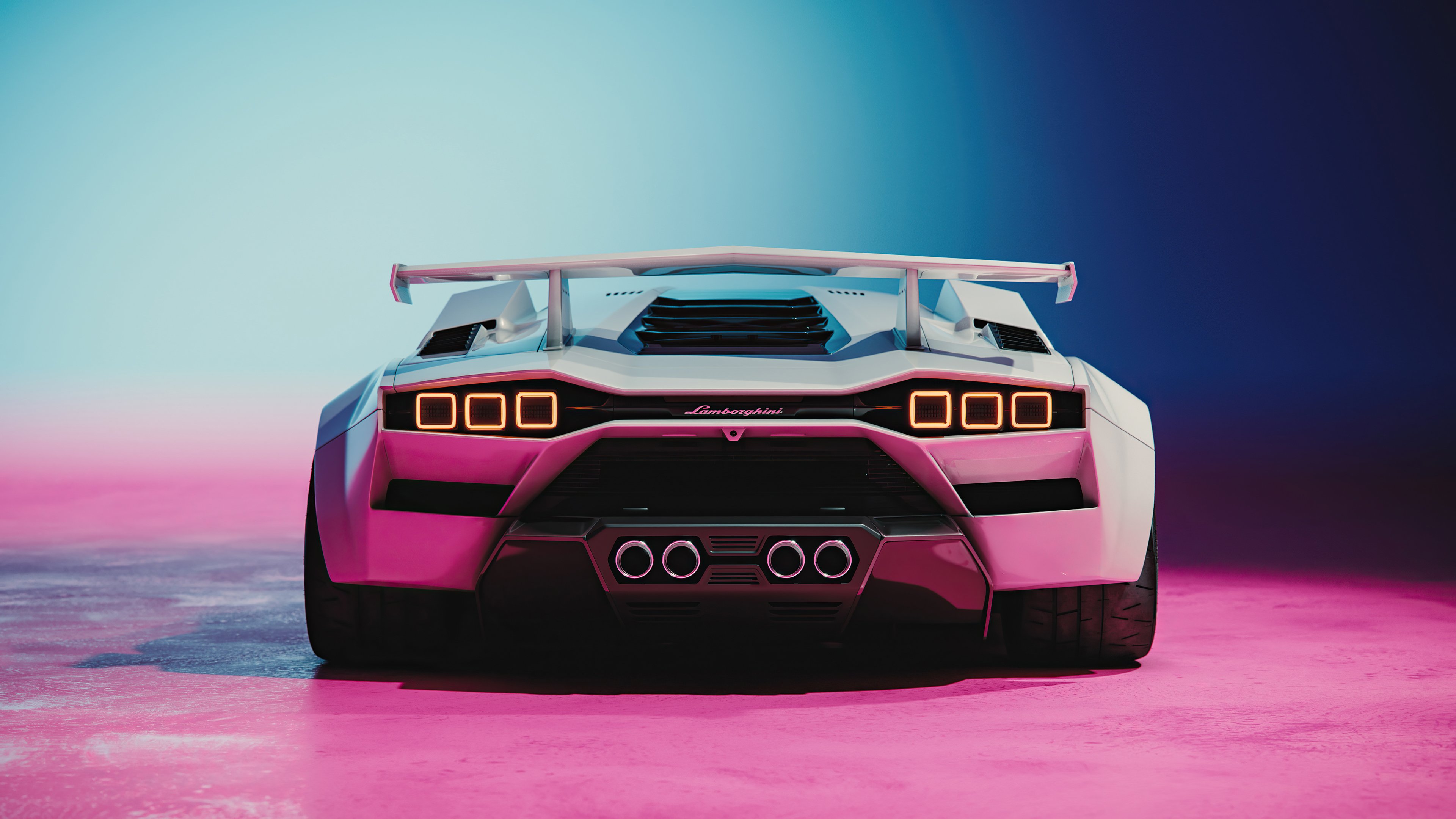 Fondos de pantalla Lamborghini Countach concept de atrás