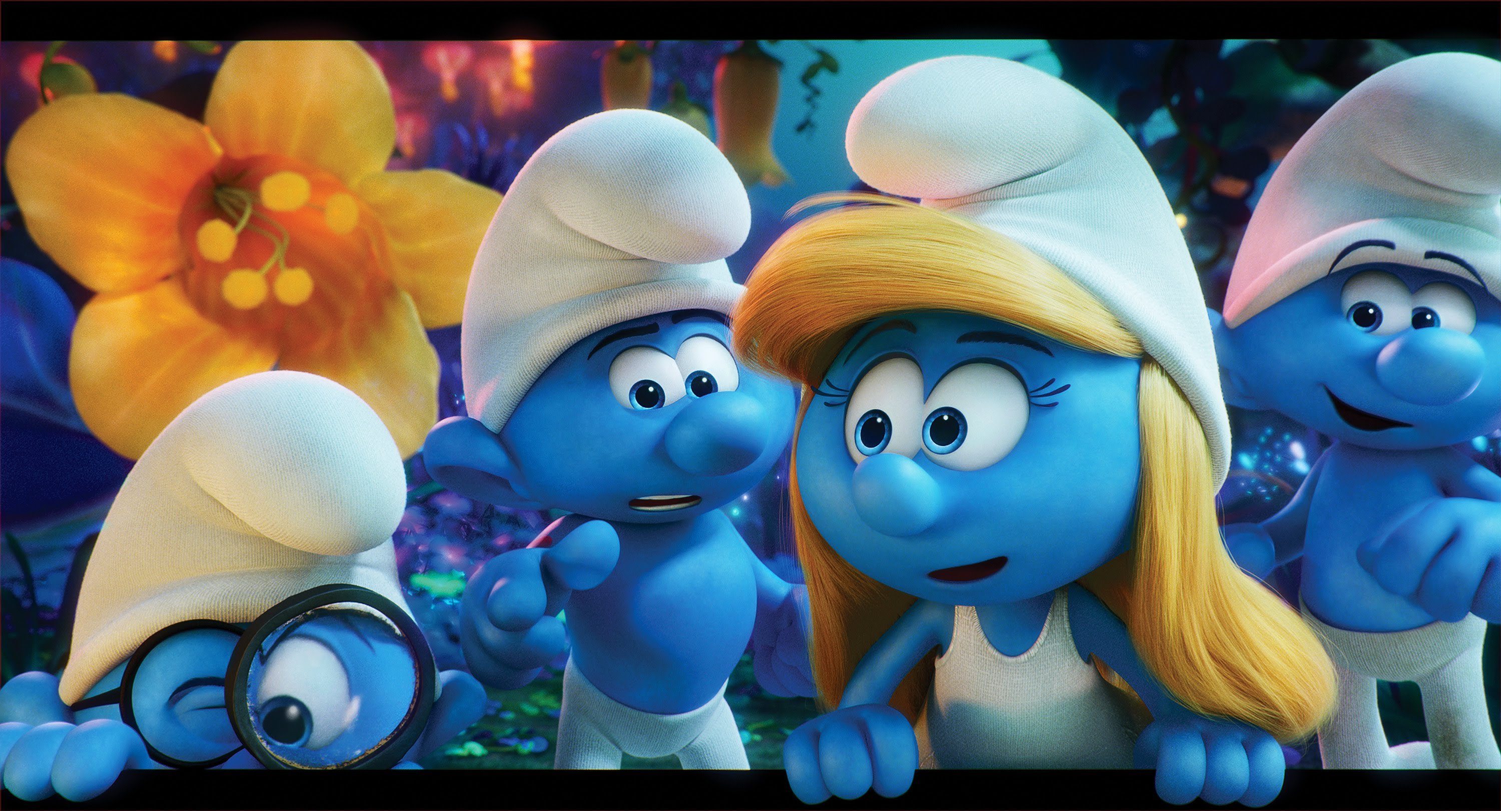 Wallpaper The Smurfs in the Lost Village