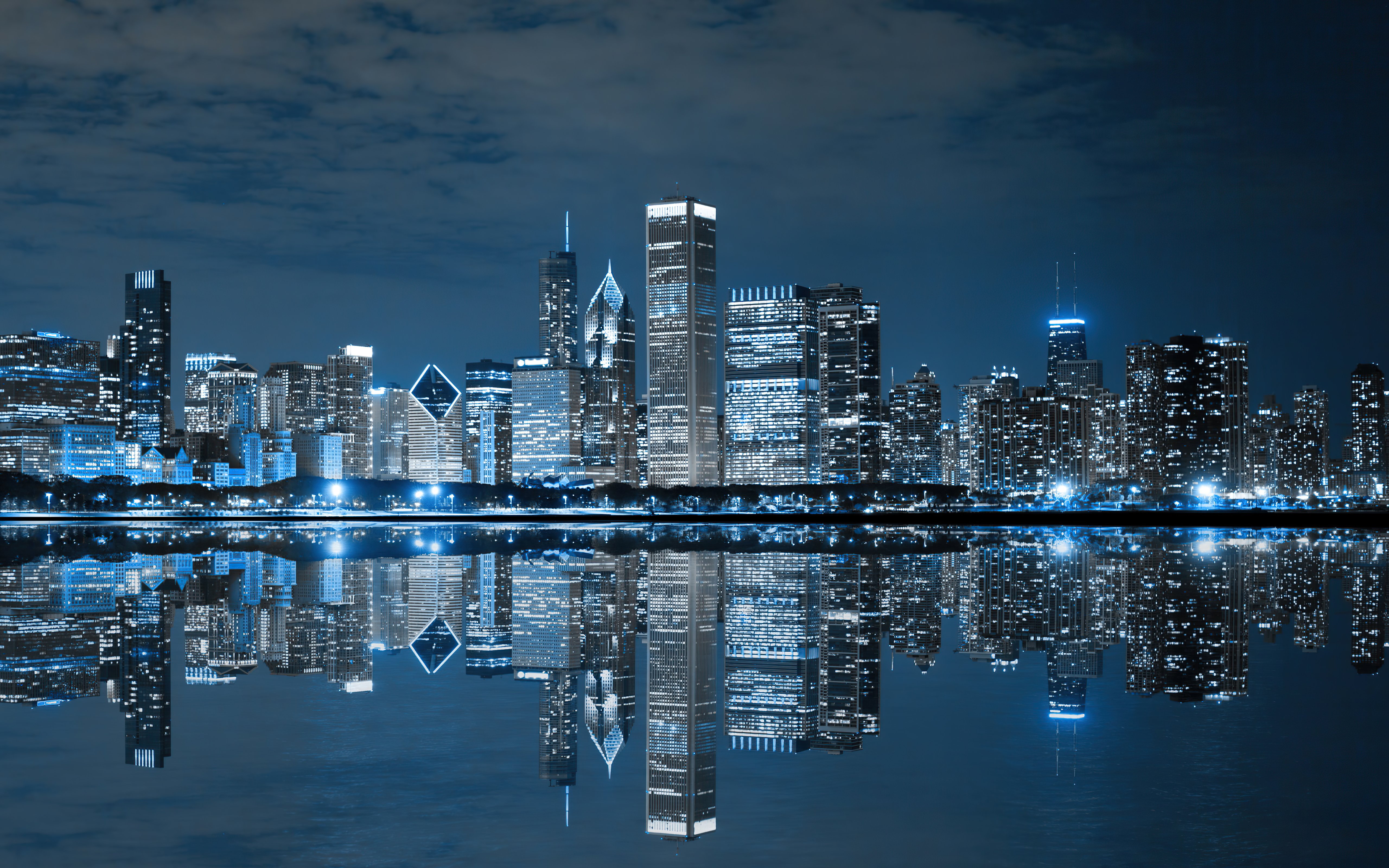 Wallpaper Chicago lights