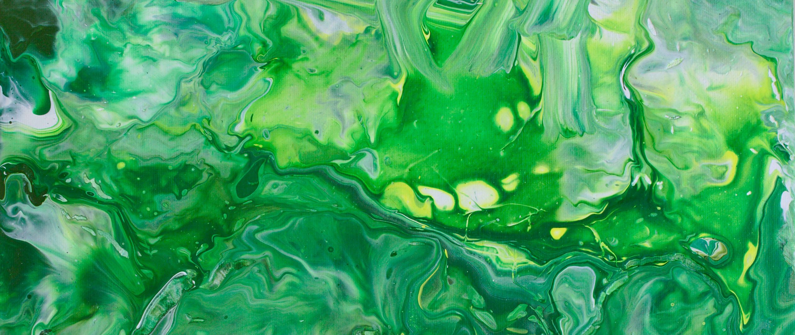 Green paint stains Wallpaper 2k Quad HD ID:10122