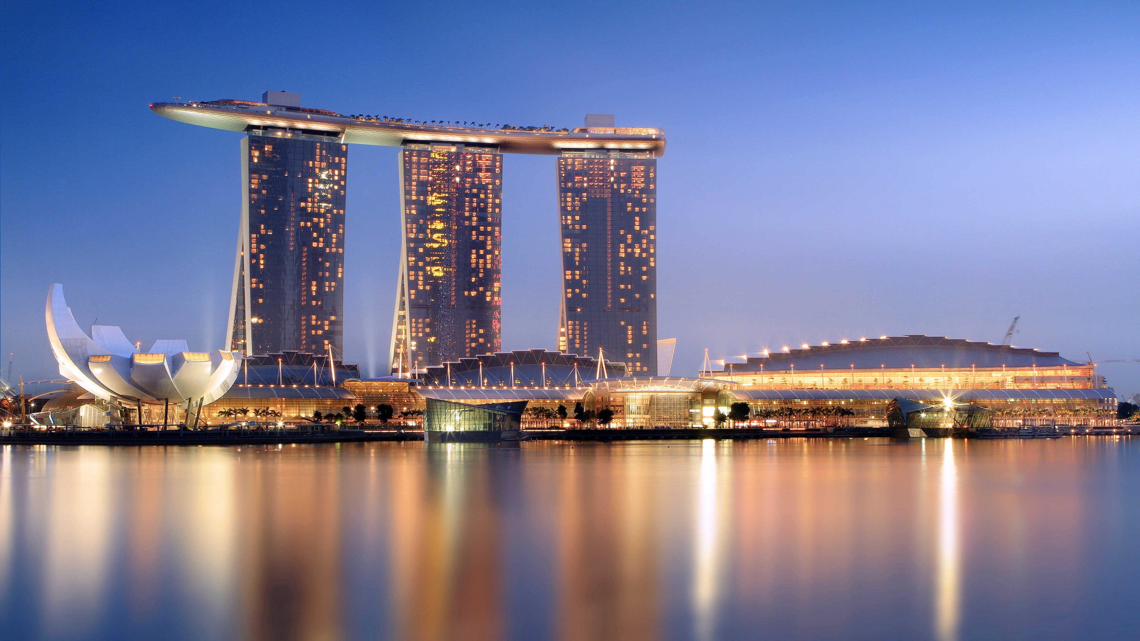 Fondos de pantalla Marina Bay Sands en Singapur