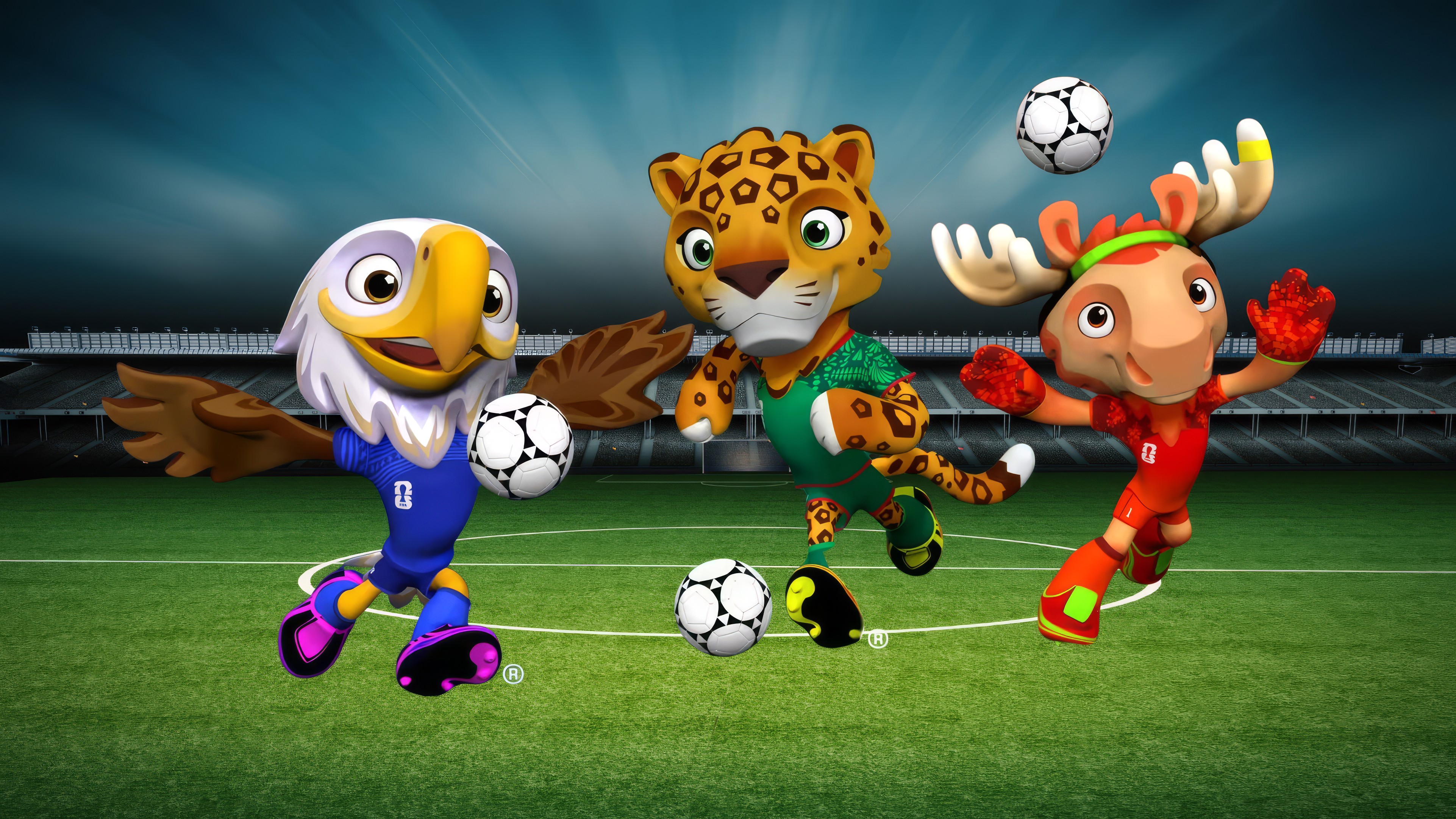 Fondos de pantalla Mascotas en la cancha Fifa Copa Mundial 2026