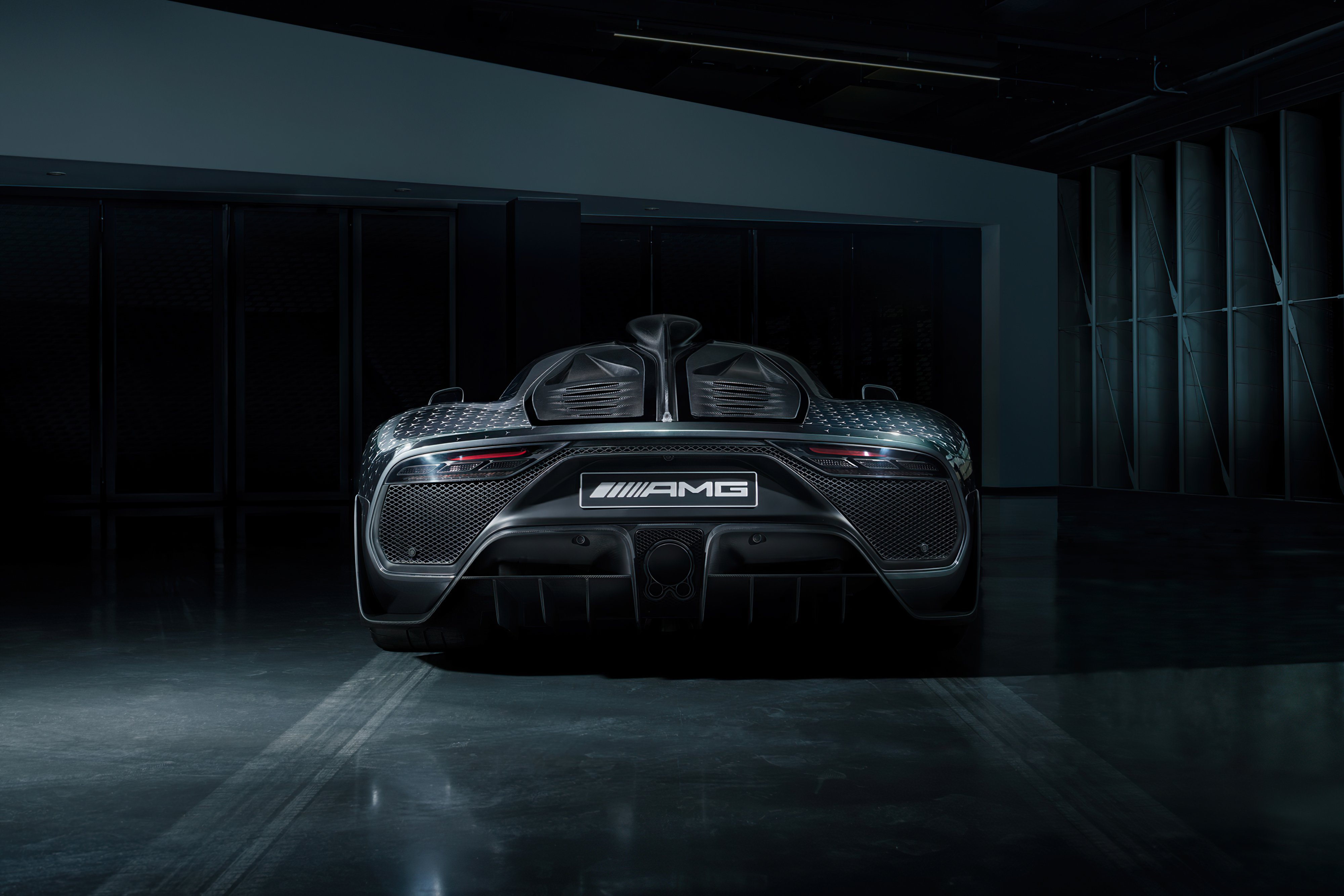 Wallpaper Mercedes AMG project one rear