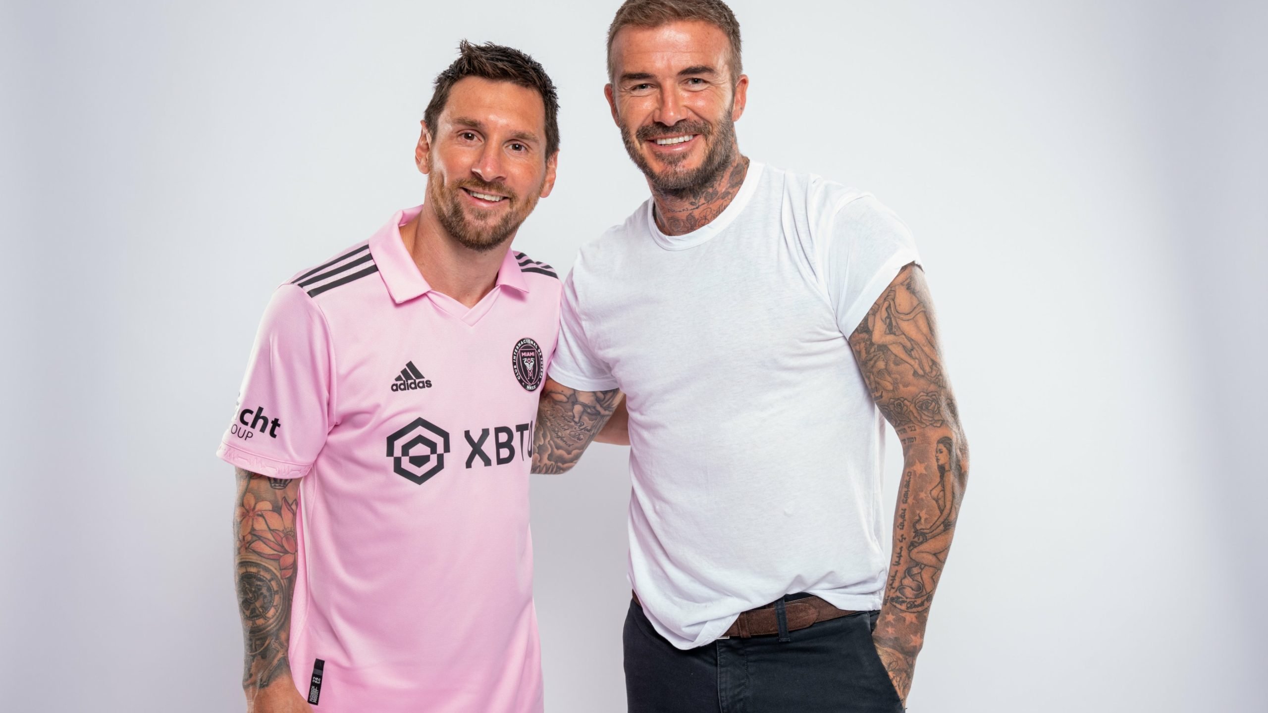 Fondos de pantalla Messi and Beckham