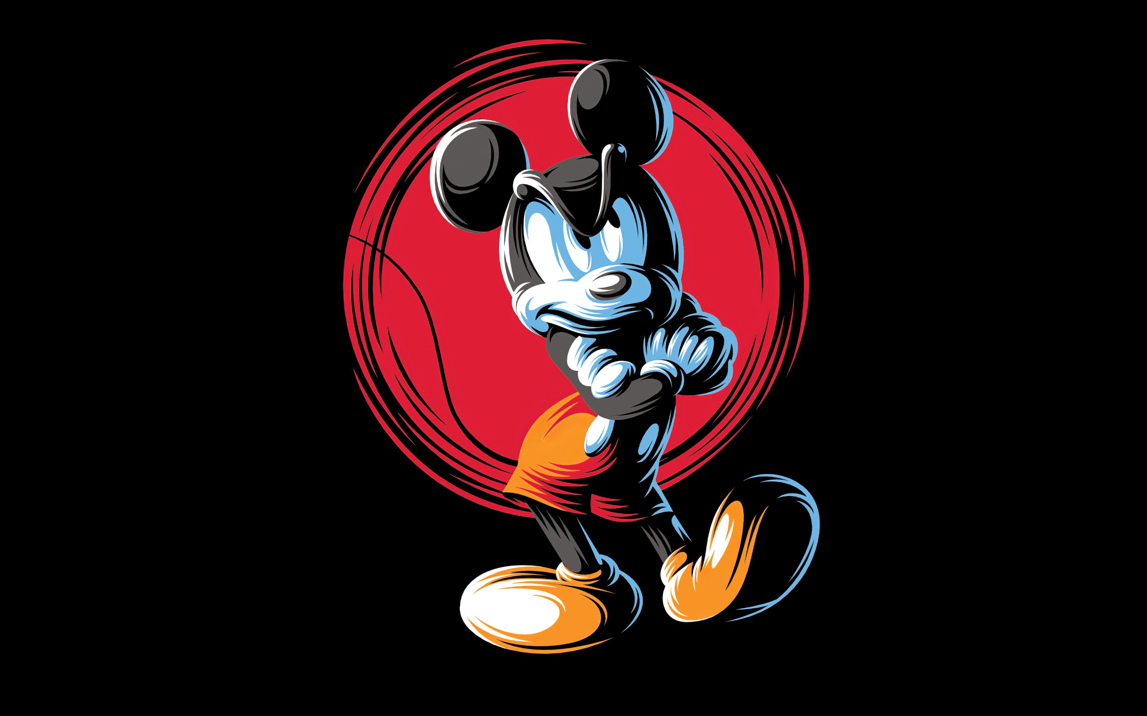 Wallpaper Mickey Mouse angry