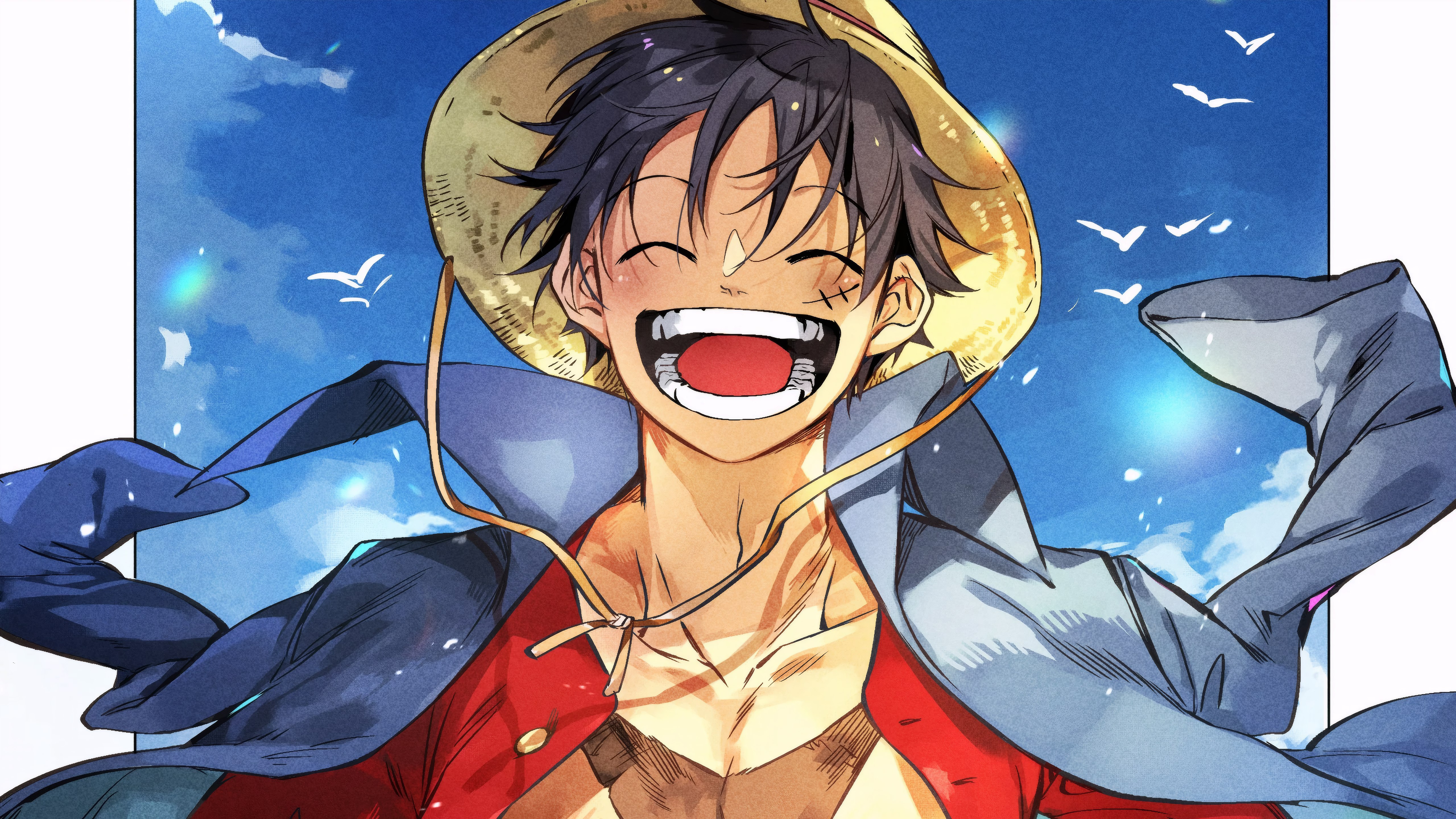 Fondos de pantalla Monkey D. Luffy illustration - One Piece
