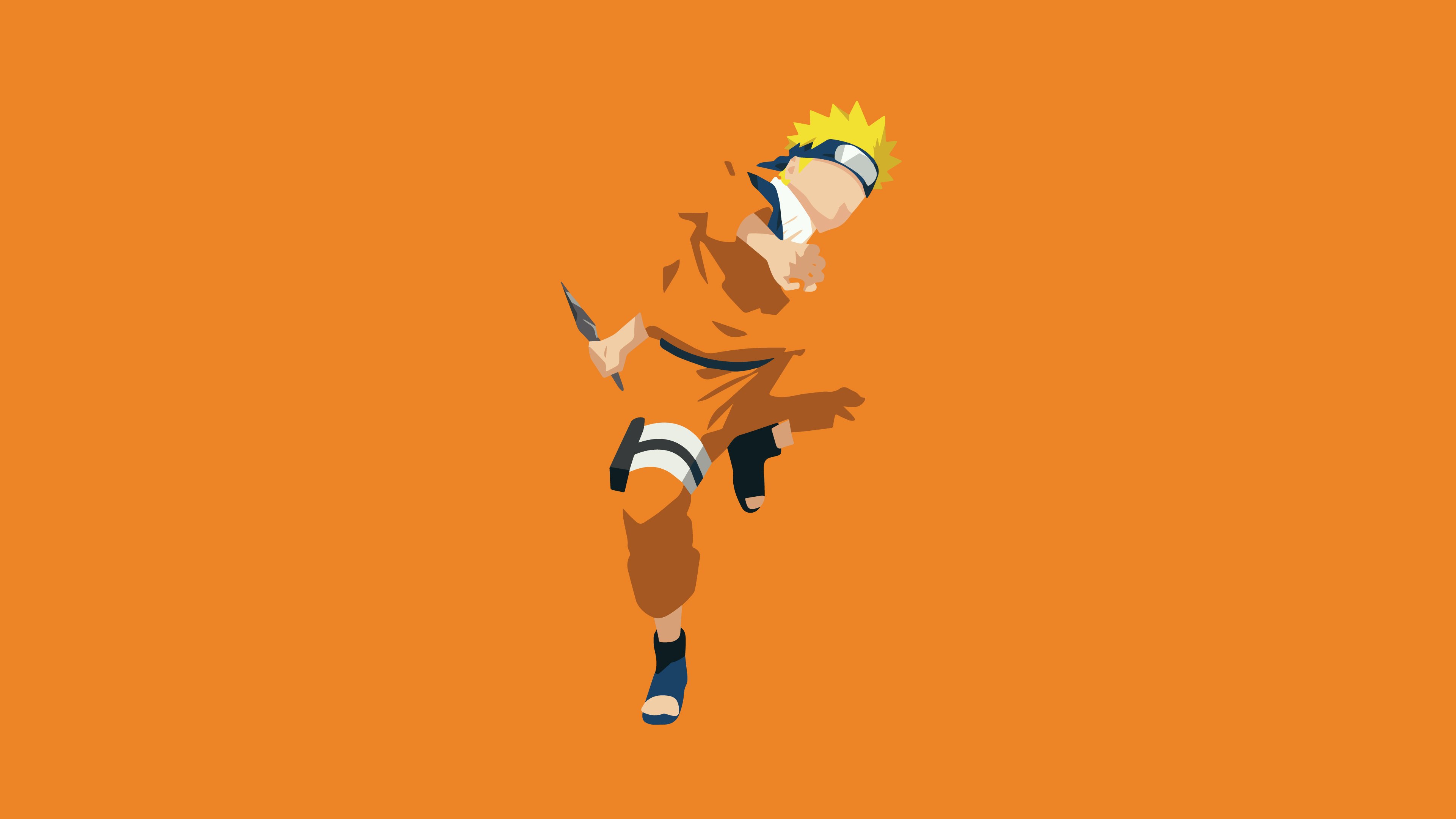 Naruto Uzumaki Minimalist Anime Wallpaper 4k Ultra HD ID:3619