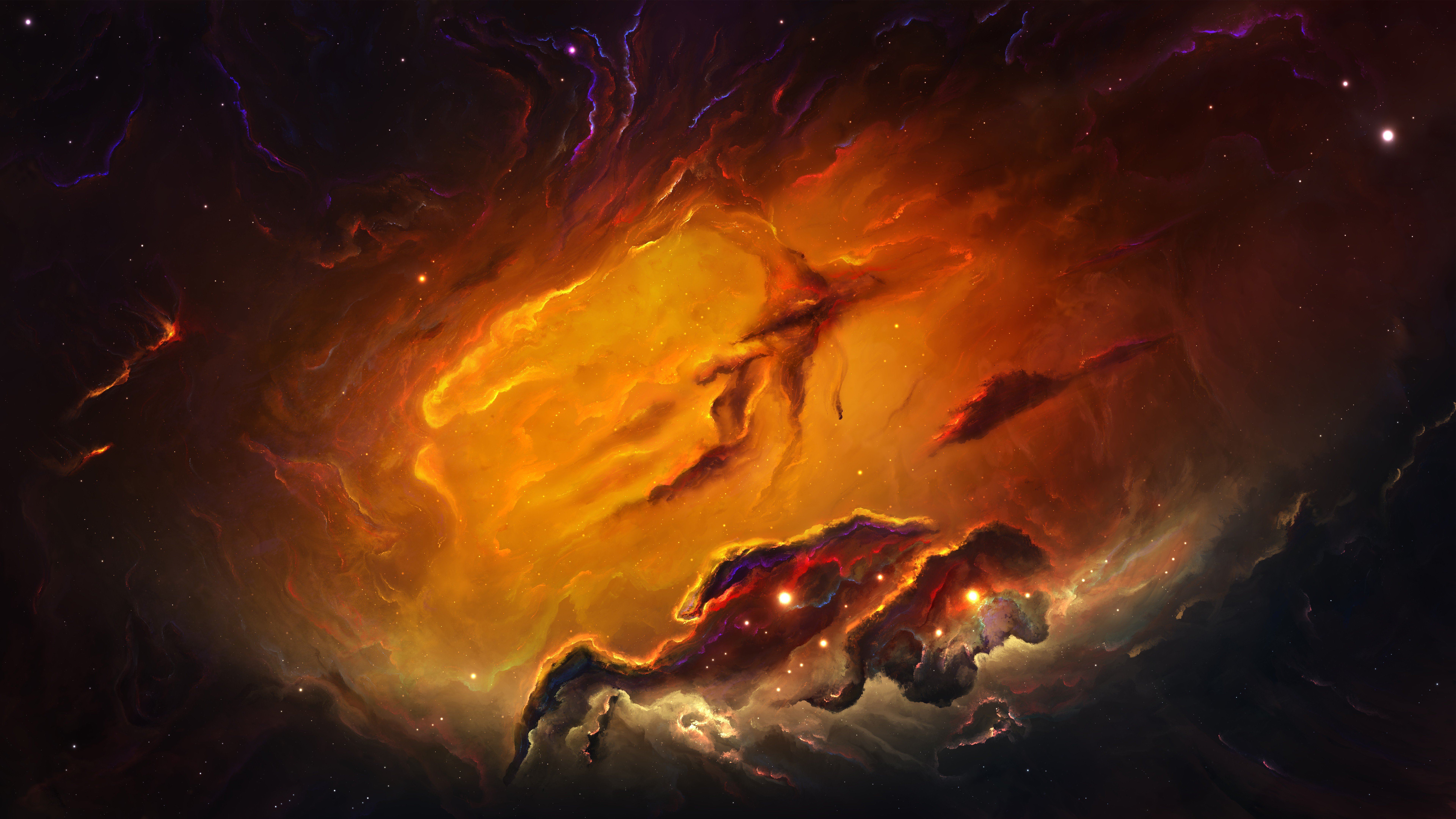 Wallpaper Nebula in space