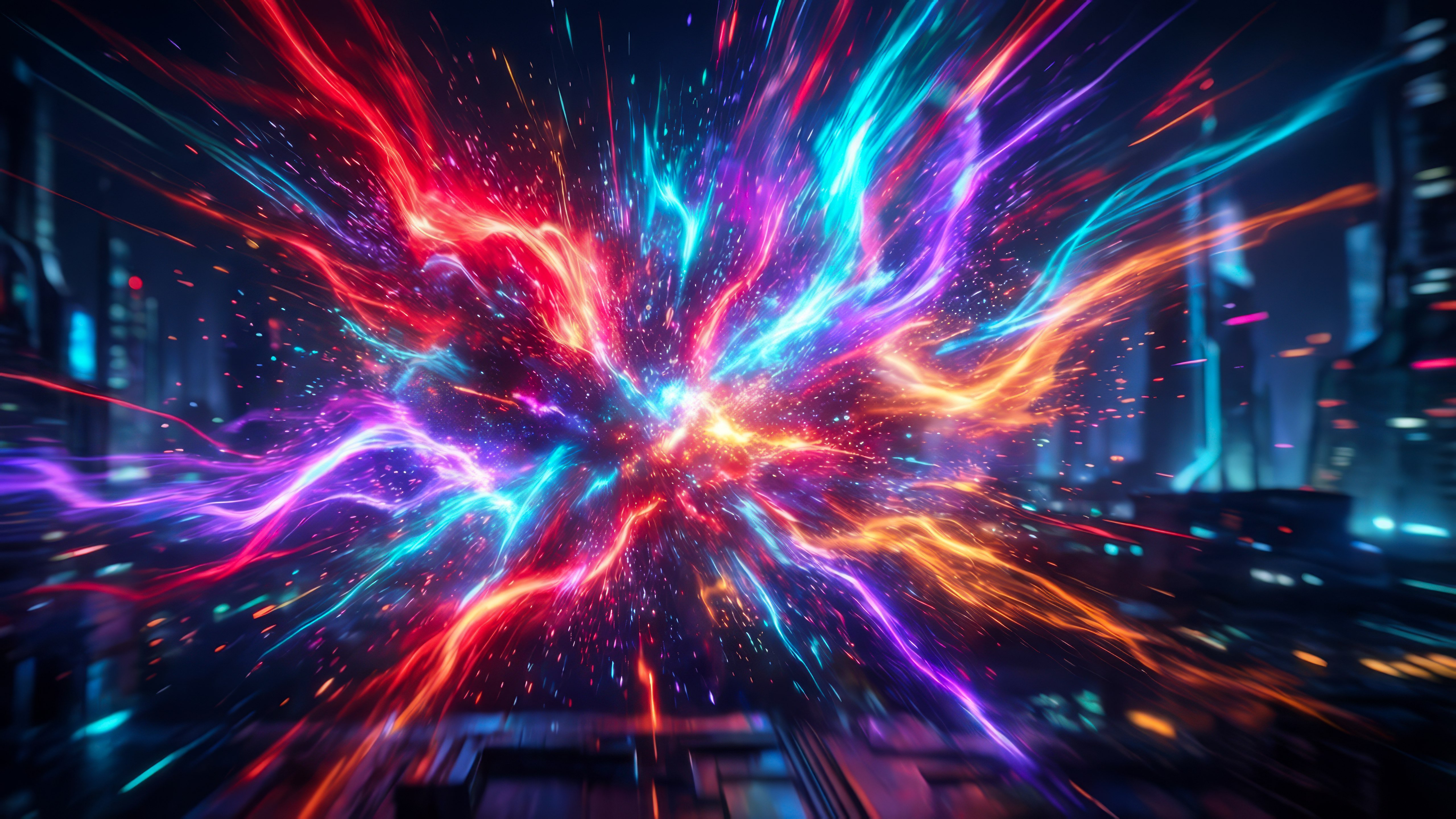 Fondos de pantalla Energetic Nebula Explosion