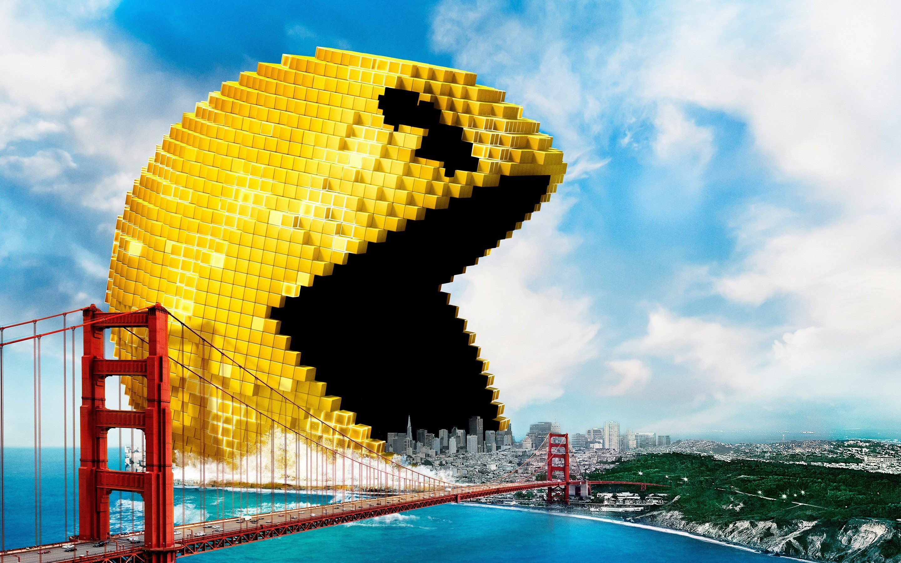 Wallpaper Pacman from the movie Pixels