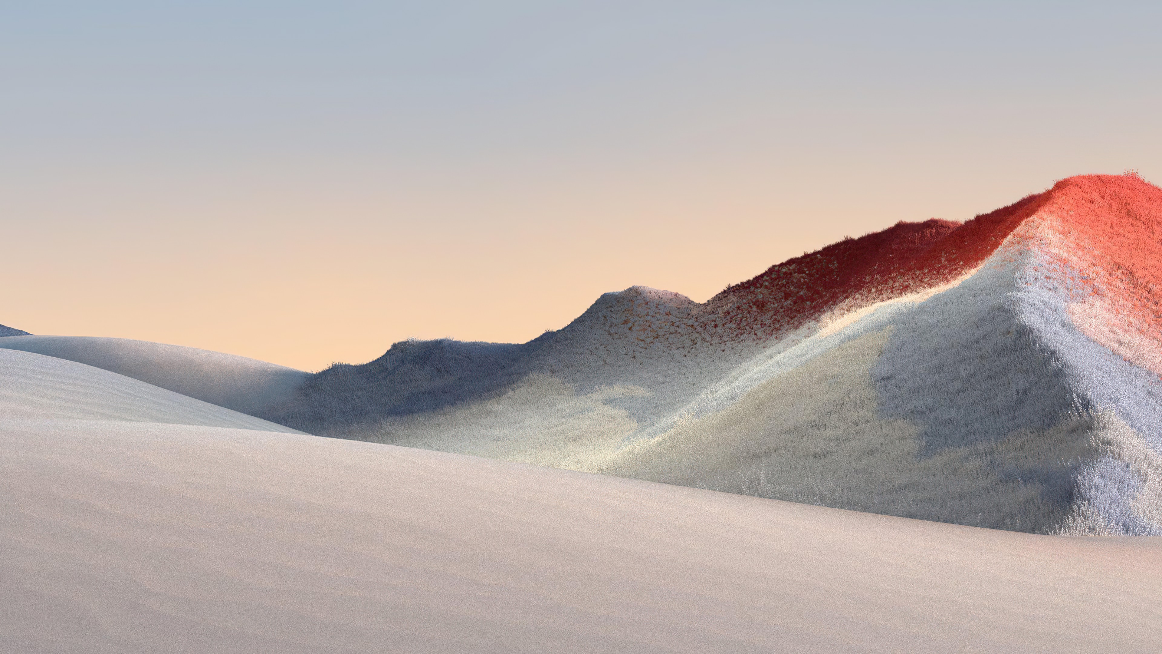 Wallpaper Digital Landscape of desertic mountains