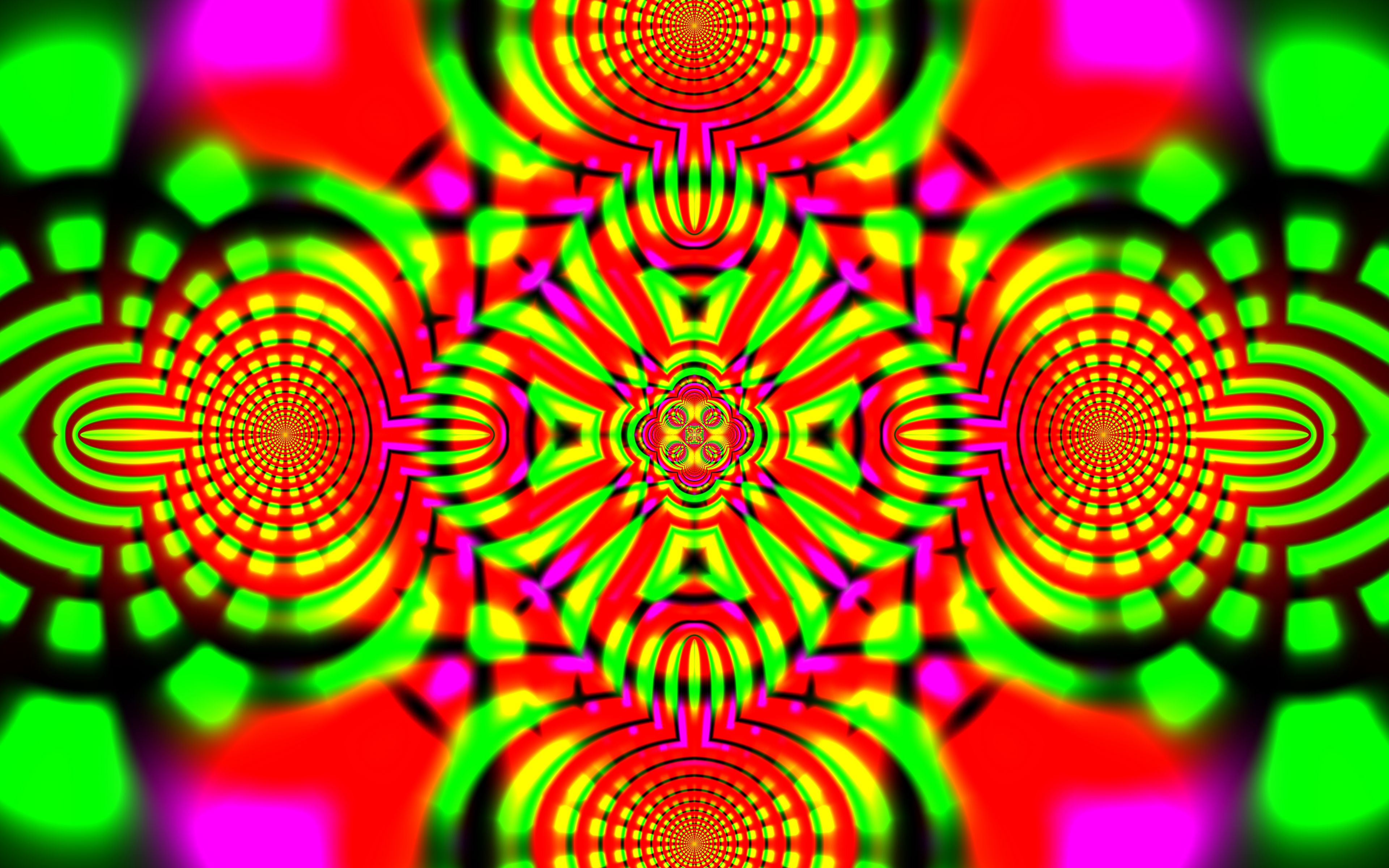 Wallpaper Kaleidoscope pattern