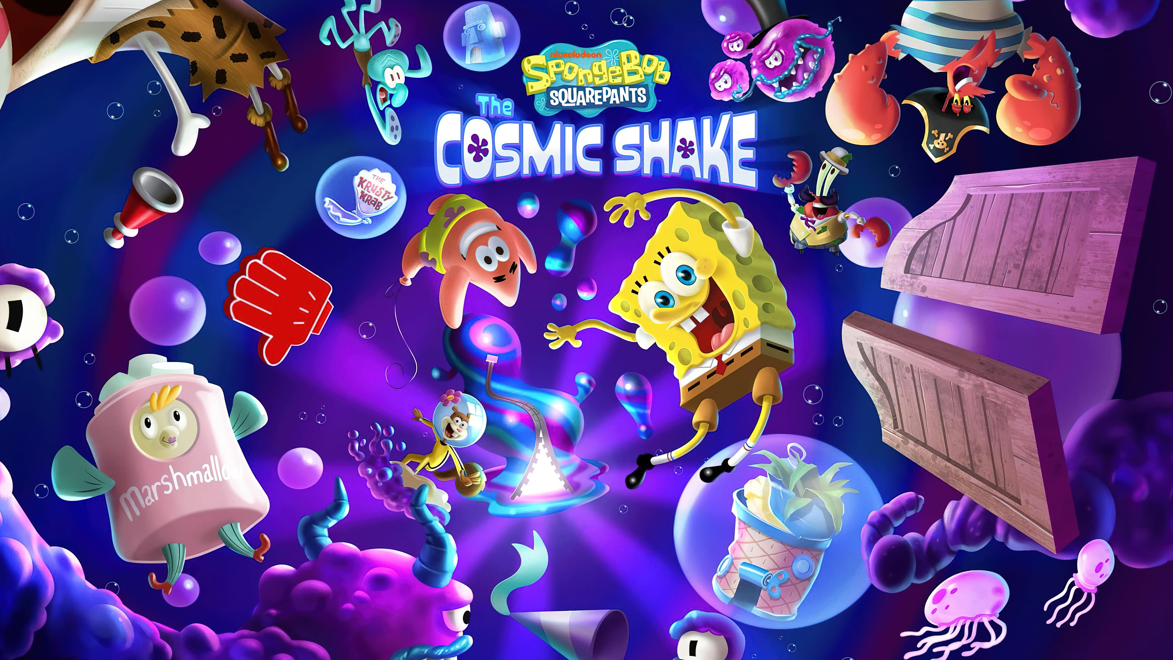 Wallpaper SpongeBob Squarepants The cosmic shake Movie