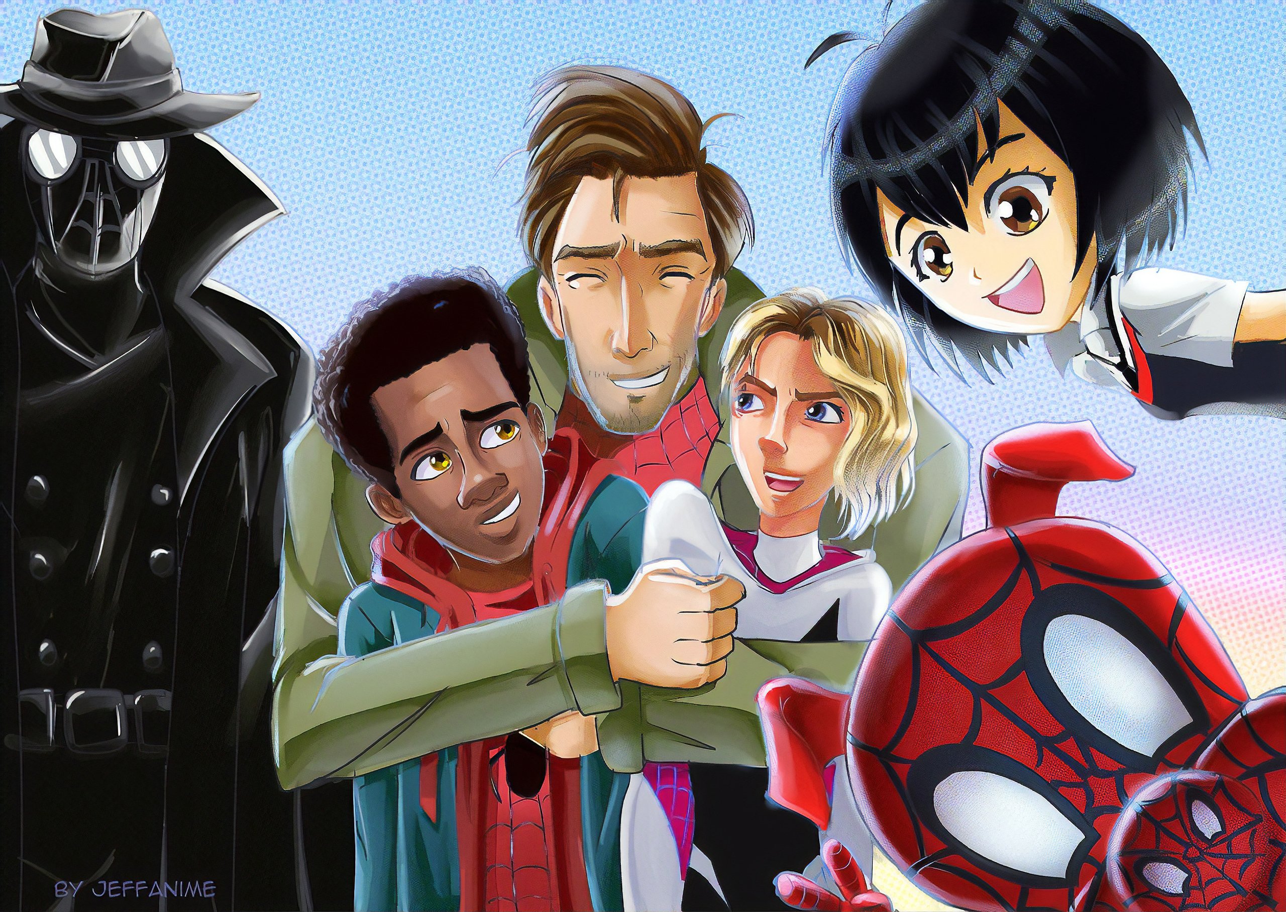 Fondos de pantalla Personajes de Spider-Man: Un nuevo universo