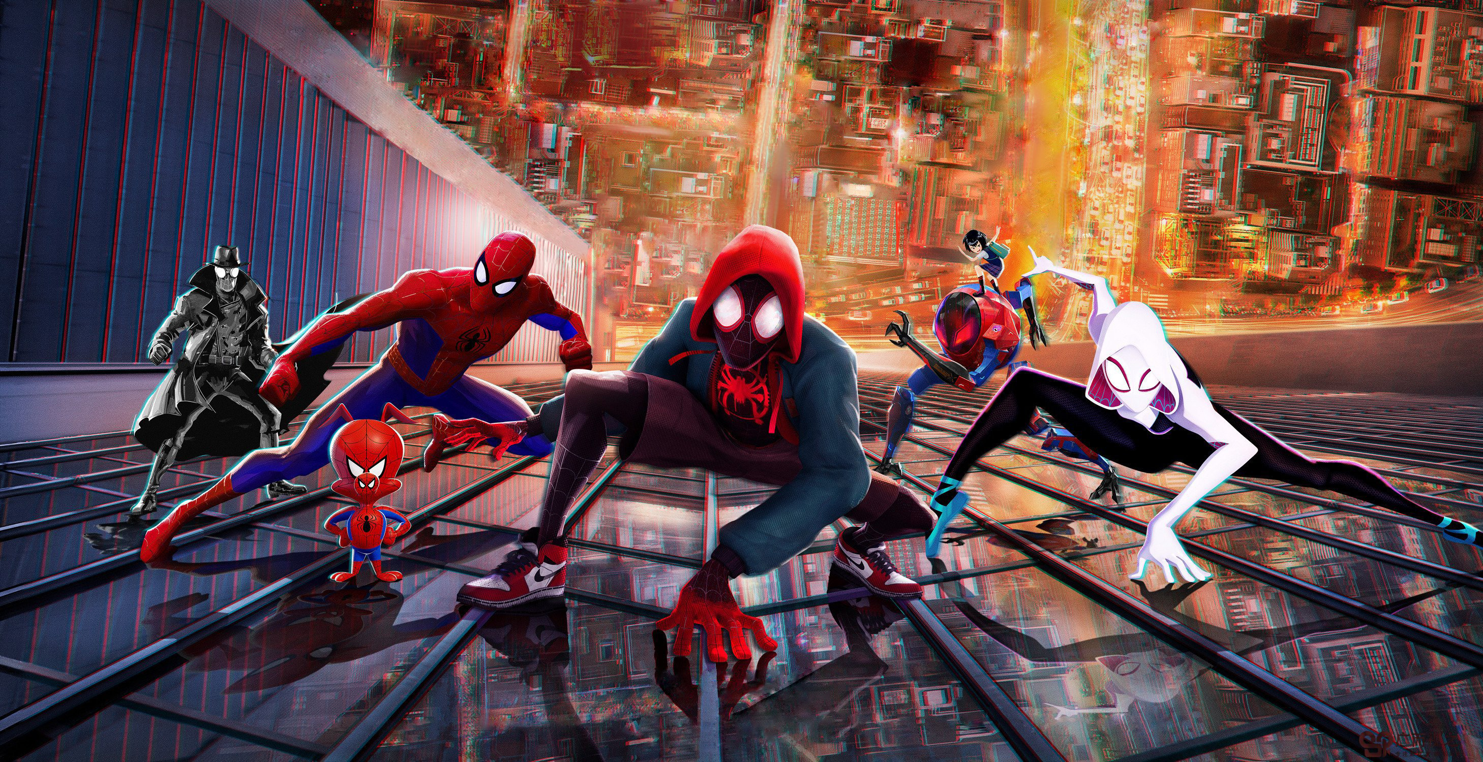 Wallpaper Characters Spider-Man: Into the Spider-Verse