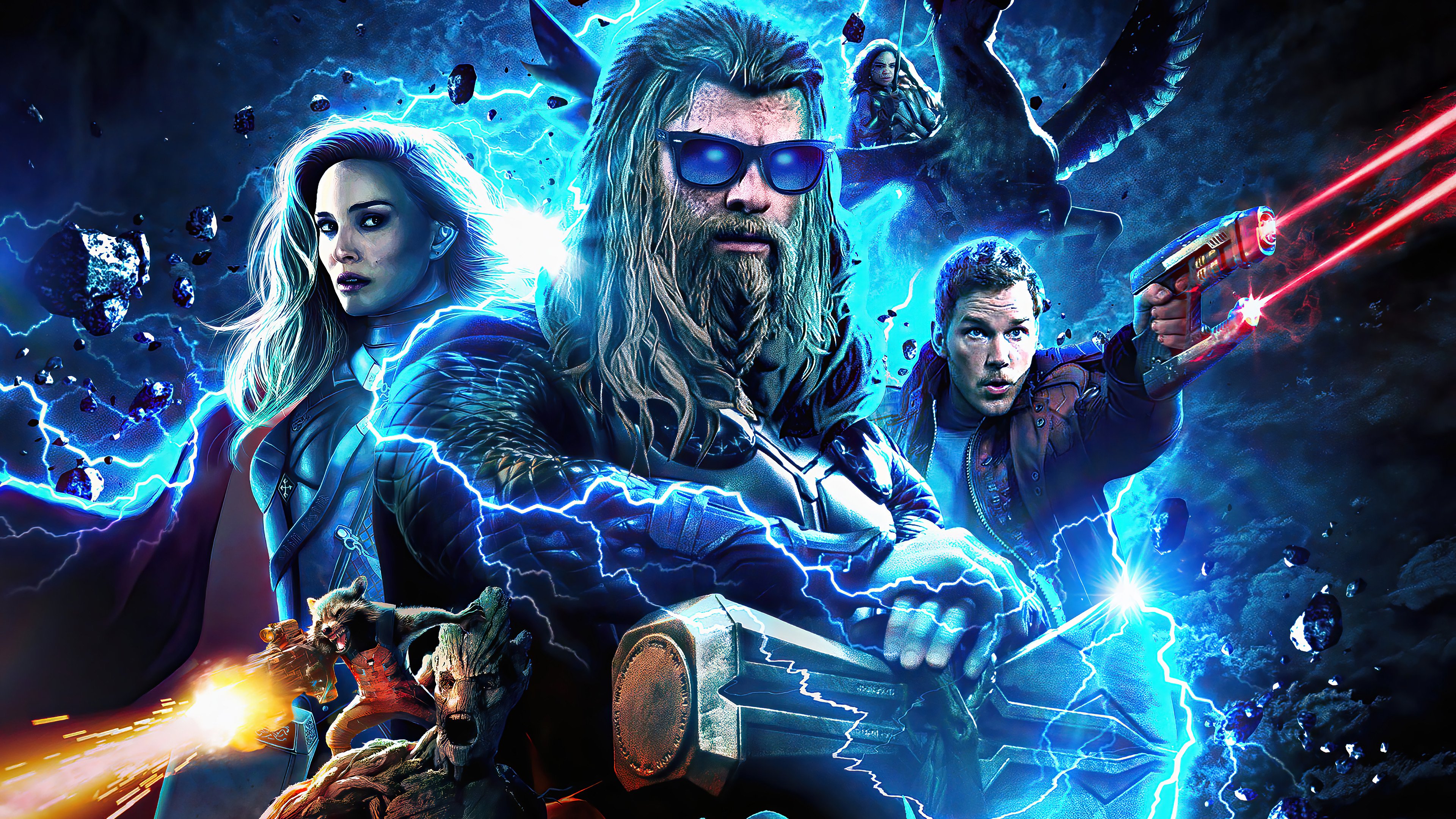 Thor Love and Thunder Characters Wallpaper 4k Ultra HD ID:10095