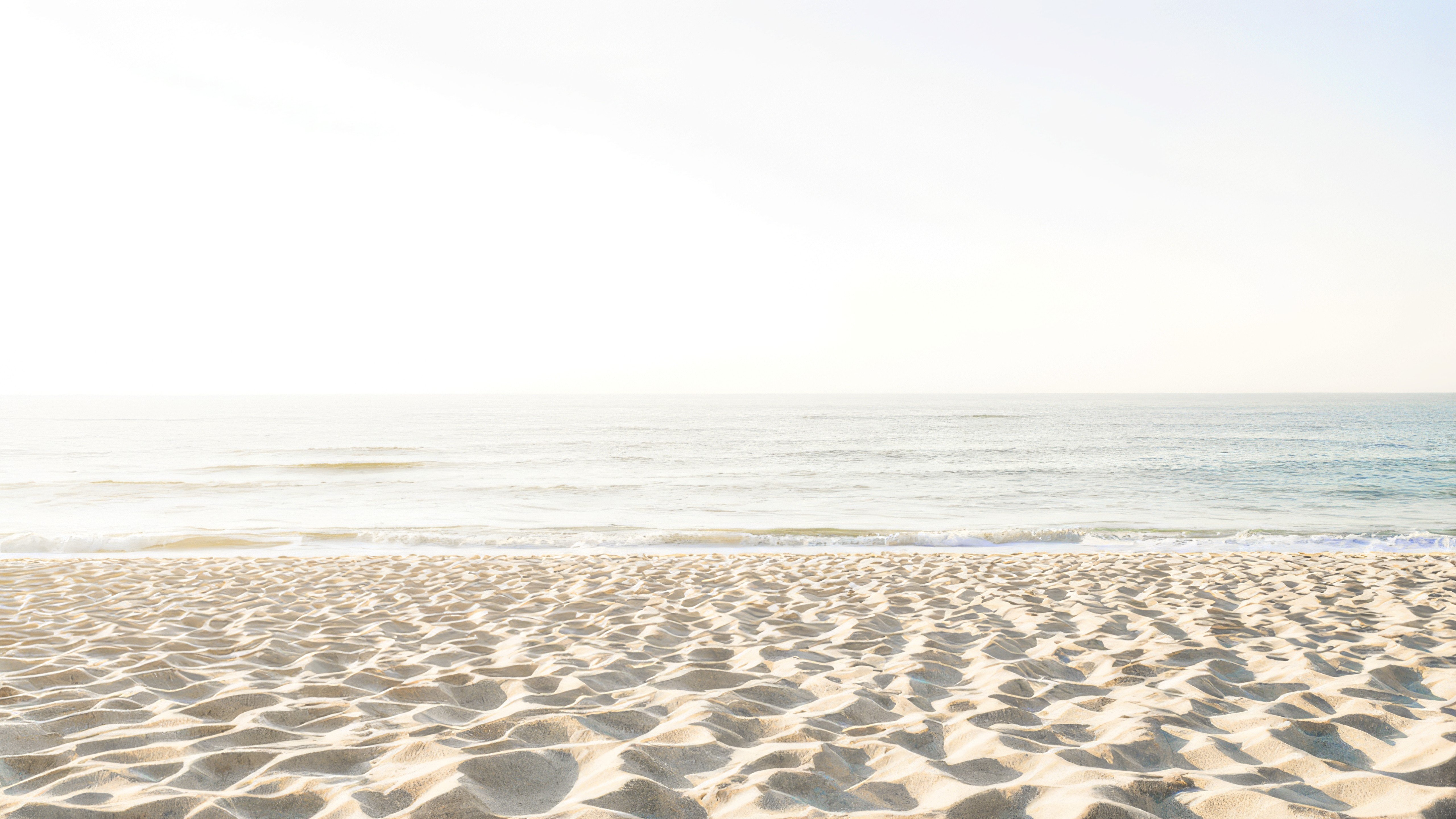 Fondos de pantalla Aesthetic Minimal Beach in Pastel Colors