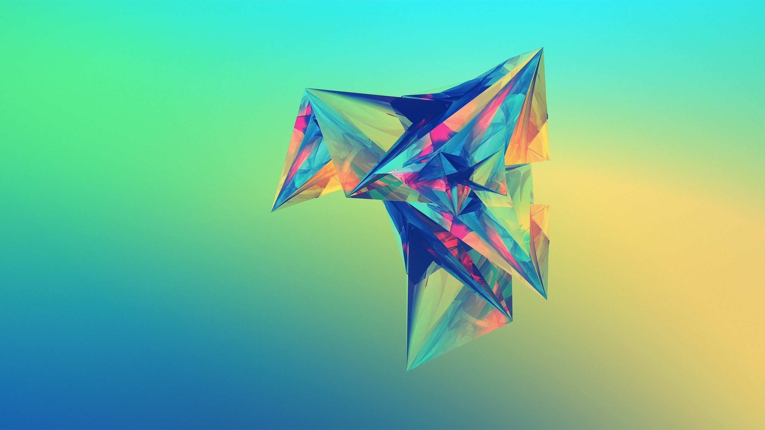 Fondos de pantalla Polígonos abstractos de colores