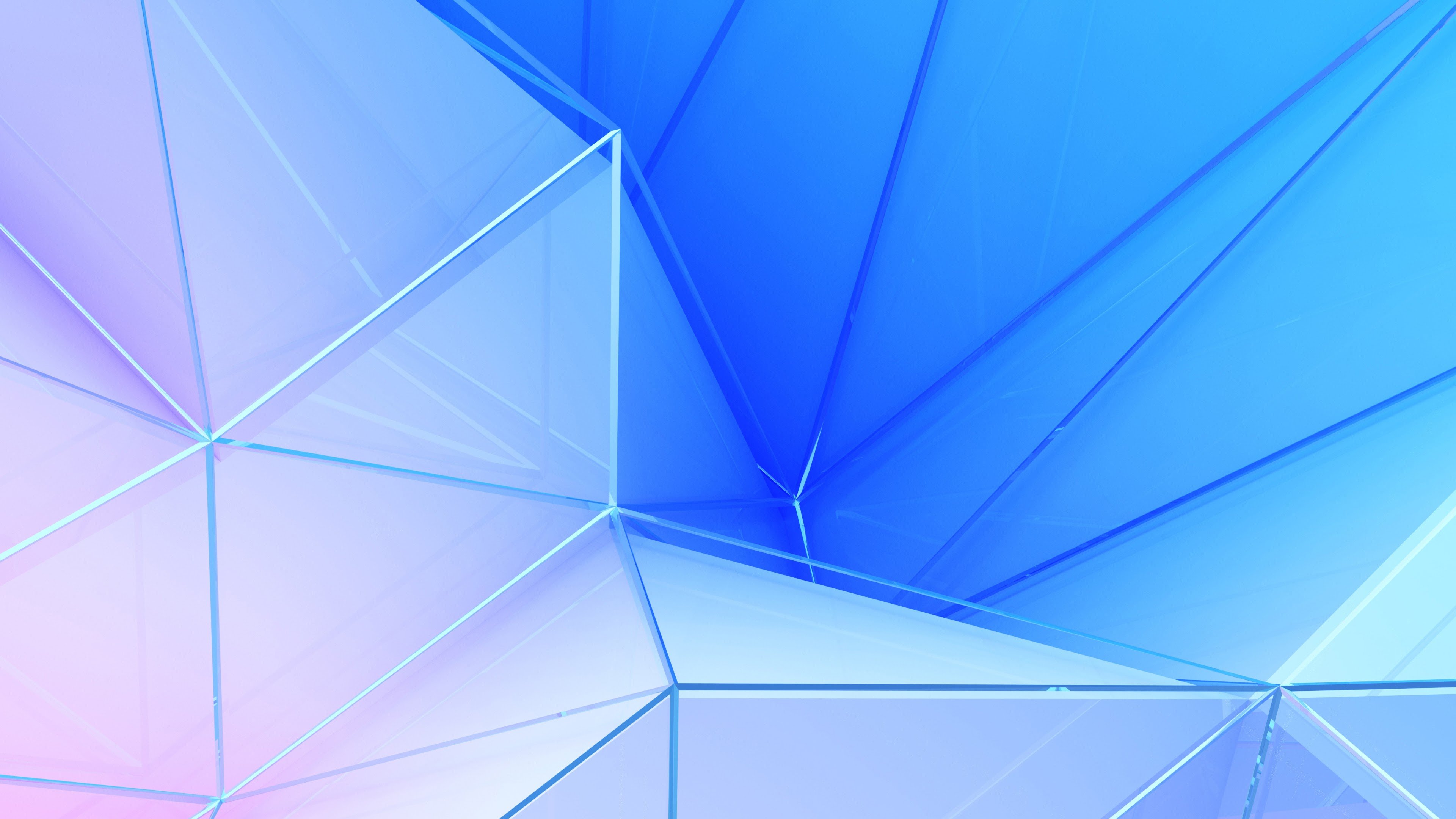 Fondos de pantalla White blue polygons