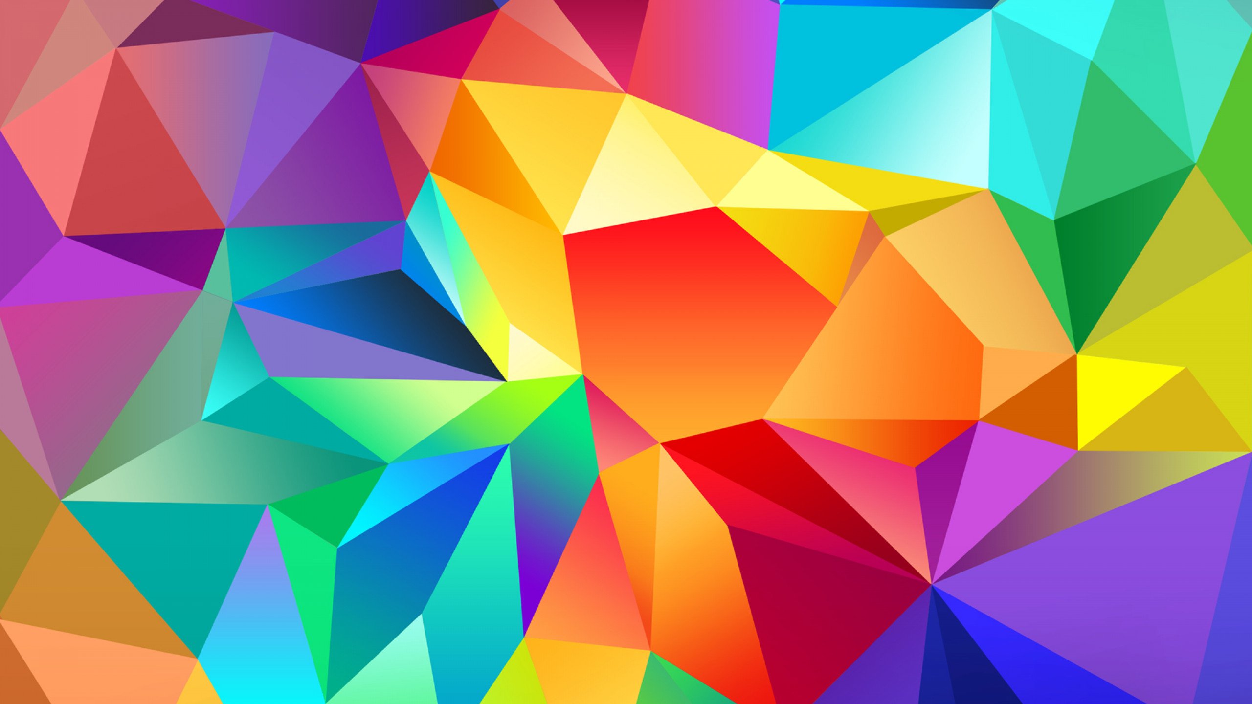 Fondos de pantalla Polígonos de colores