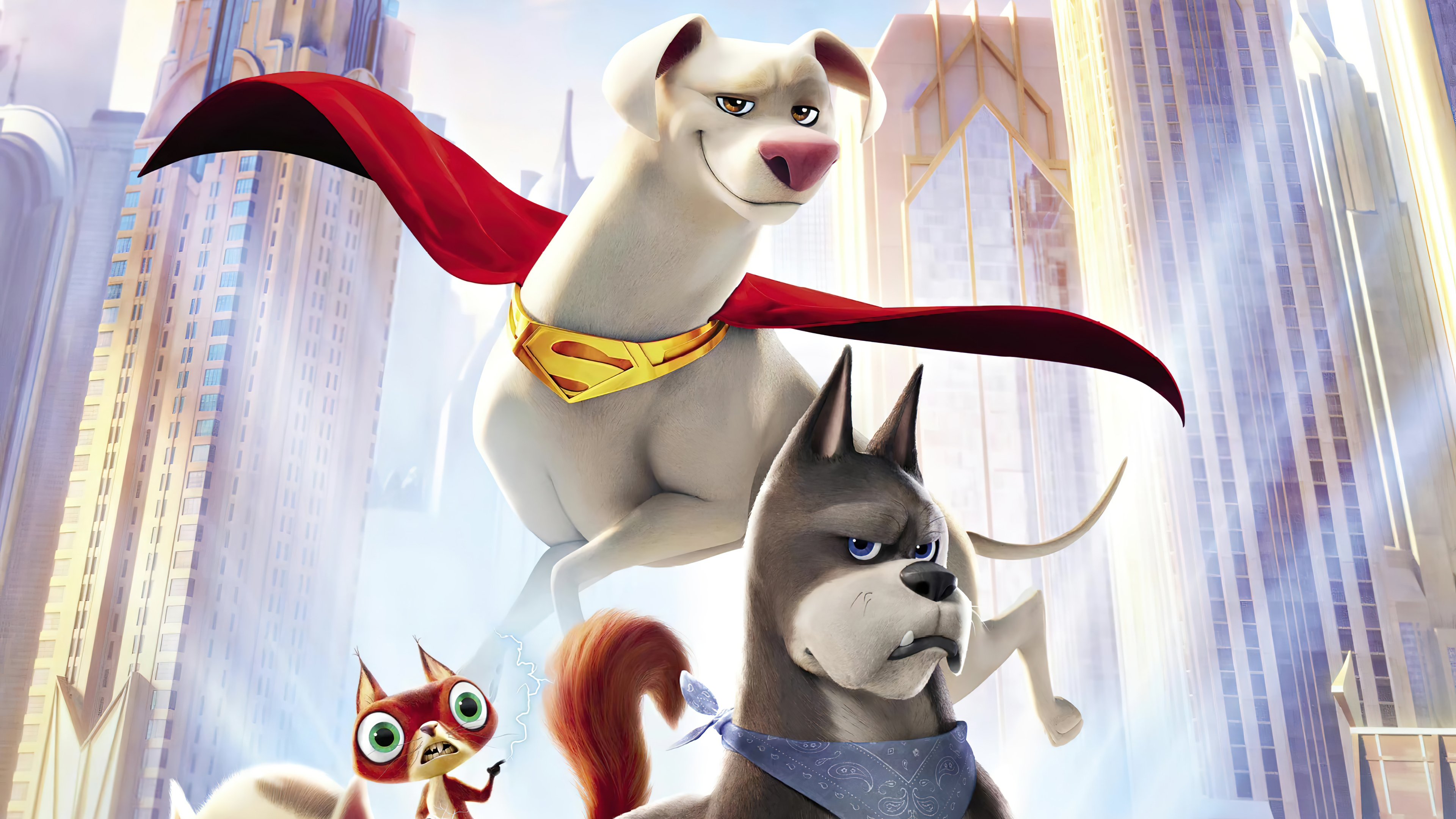 Fondos de pantalla Poster de película DC Liga de Supermascotas