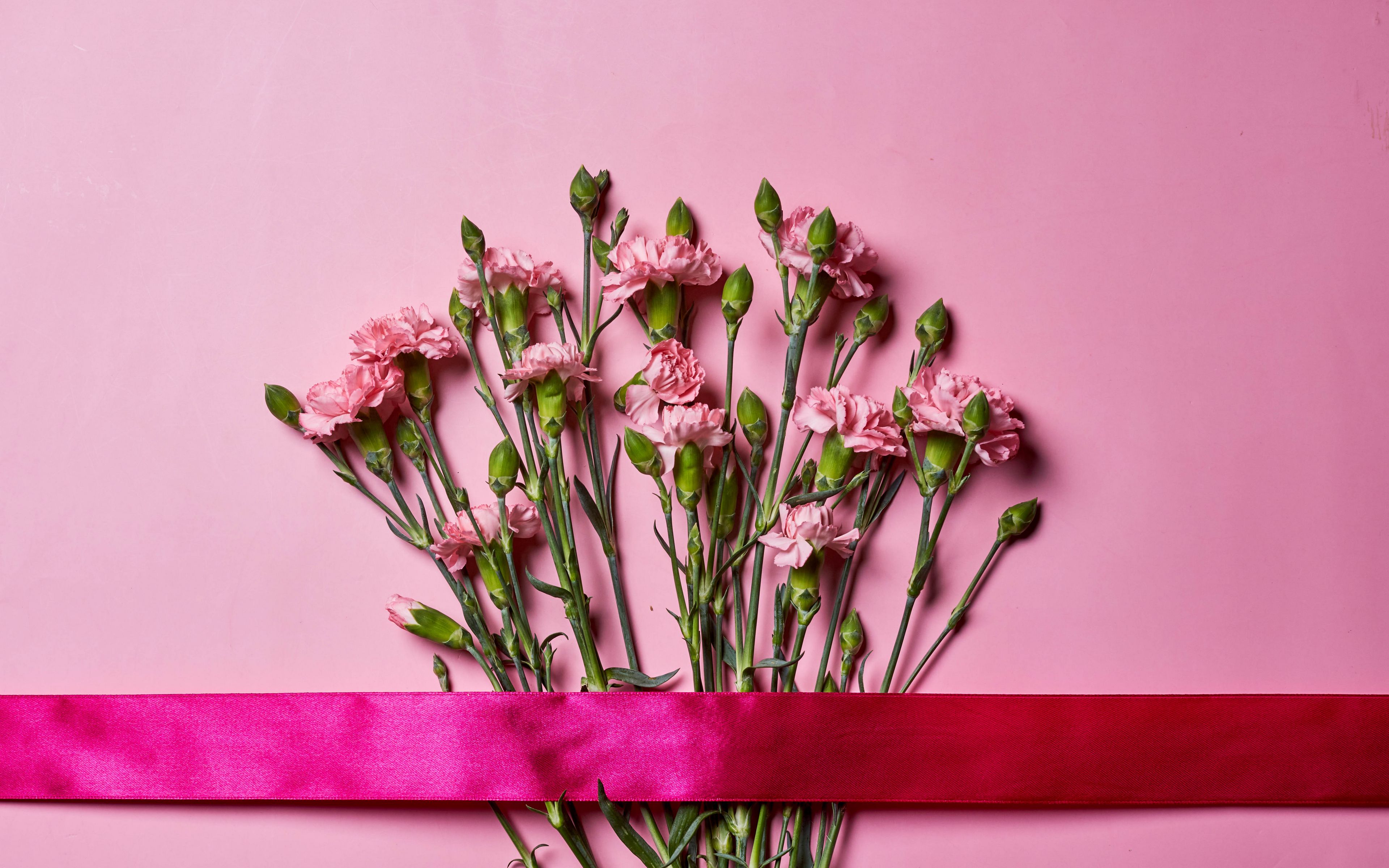 Fondos de pantalla Pink flowers bouquet
