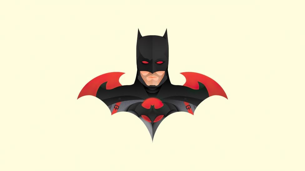 Ilustracion Minimalista de Batman Fondo de pantalla 4k Ultra HD ID:5906