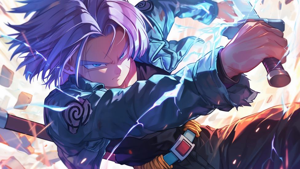 Trunks with sword Dragon Ball Anime Wallpaper 4k for Desktop ID:13067