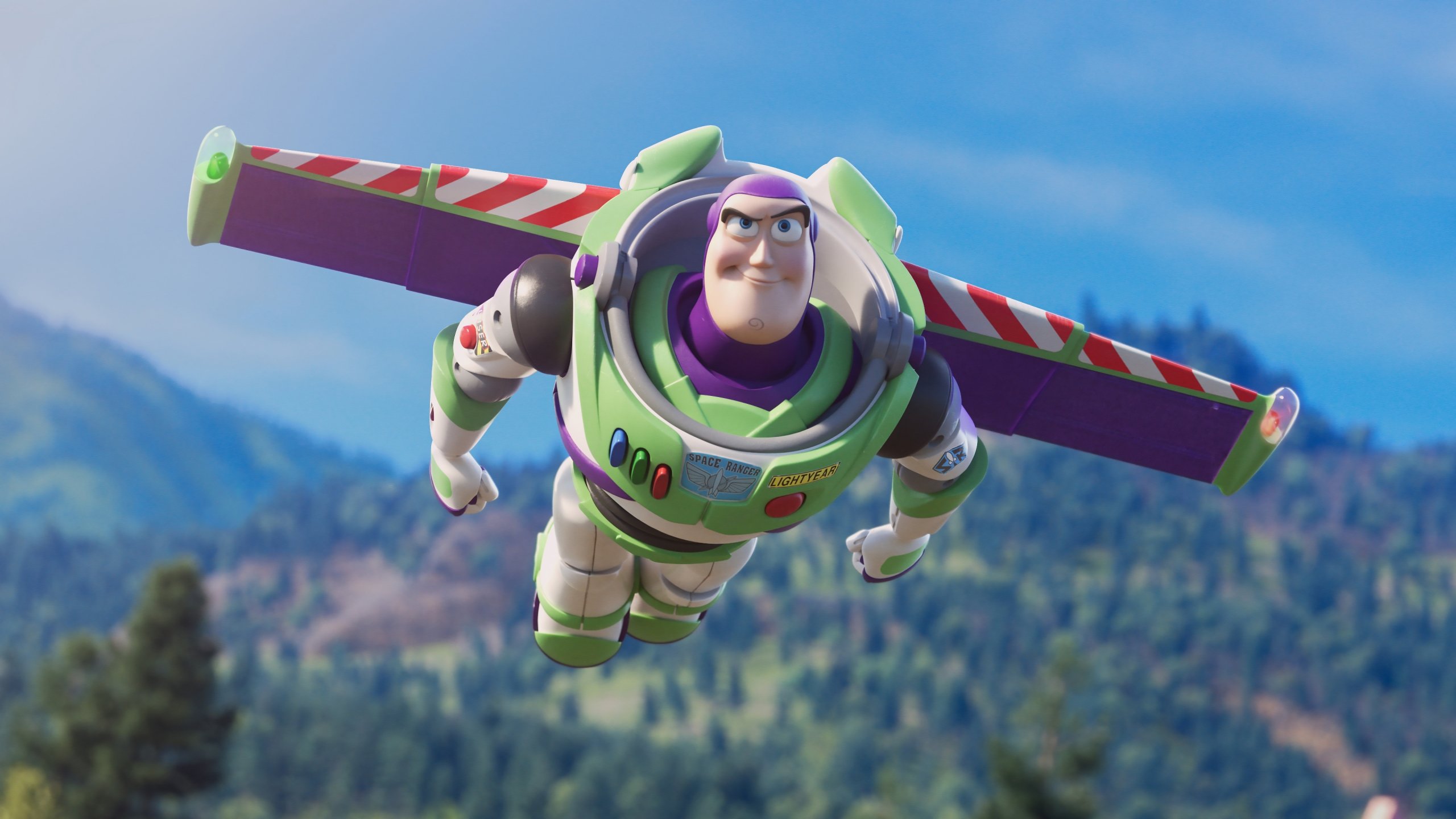 Buzz Lightyear flying Toy Story 4 