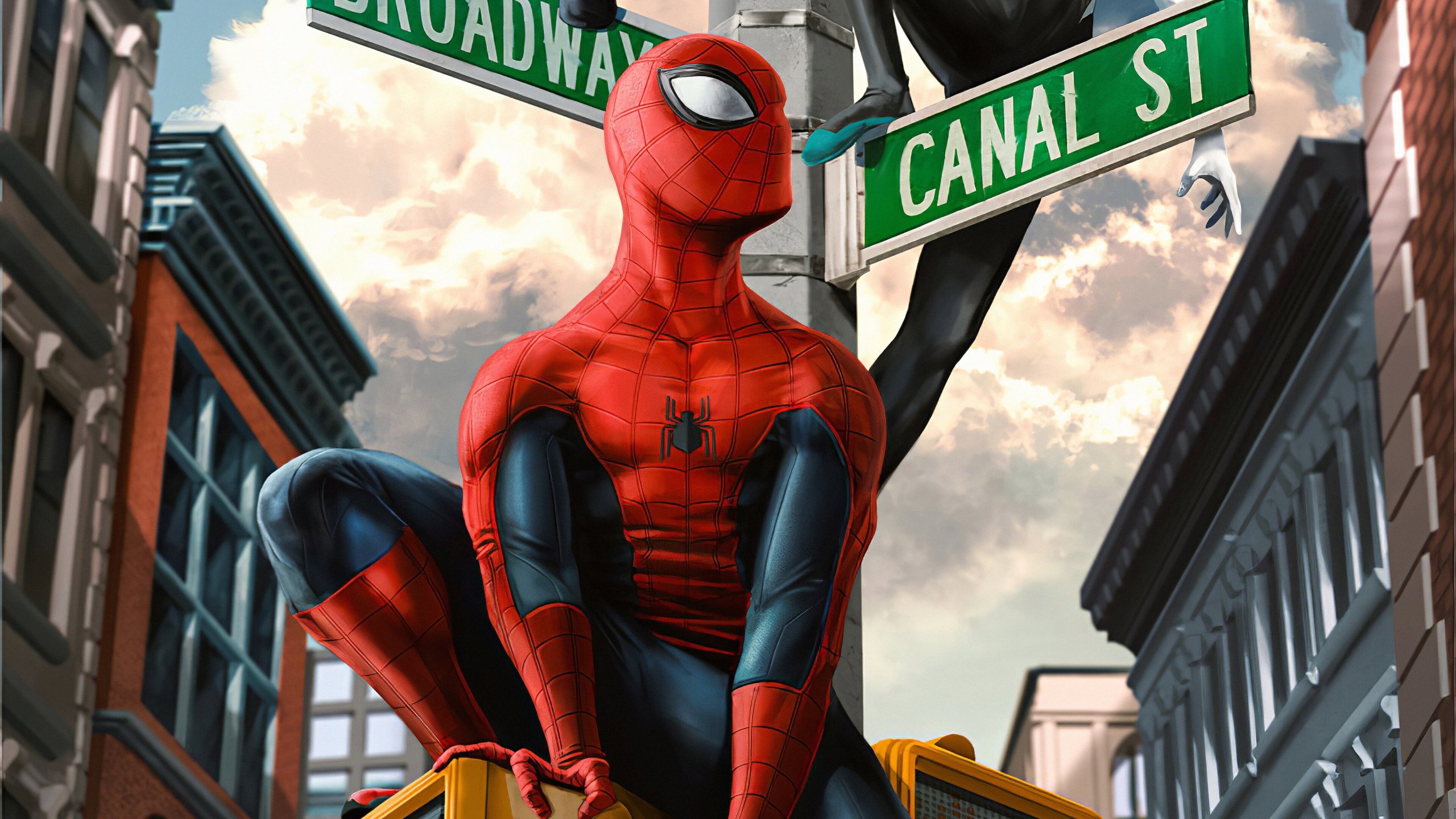 Spiderman in New  York  Wallpaper  4k Ultra HD ID 4391