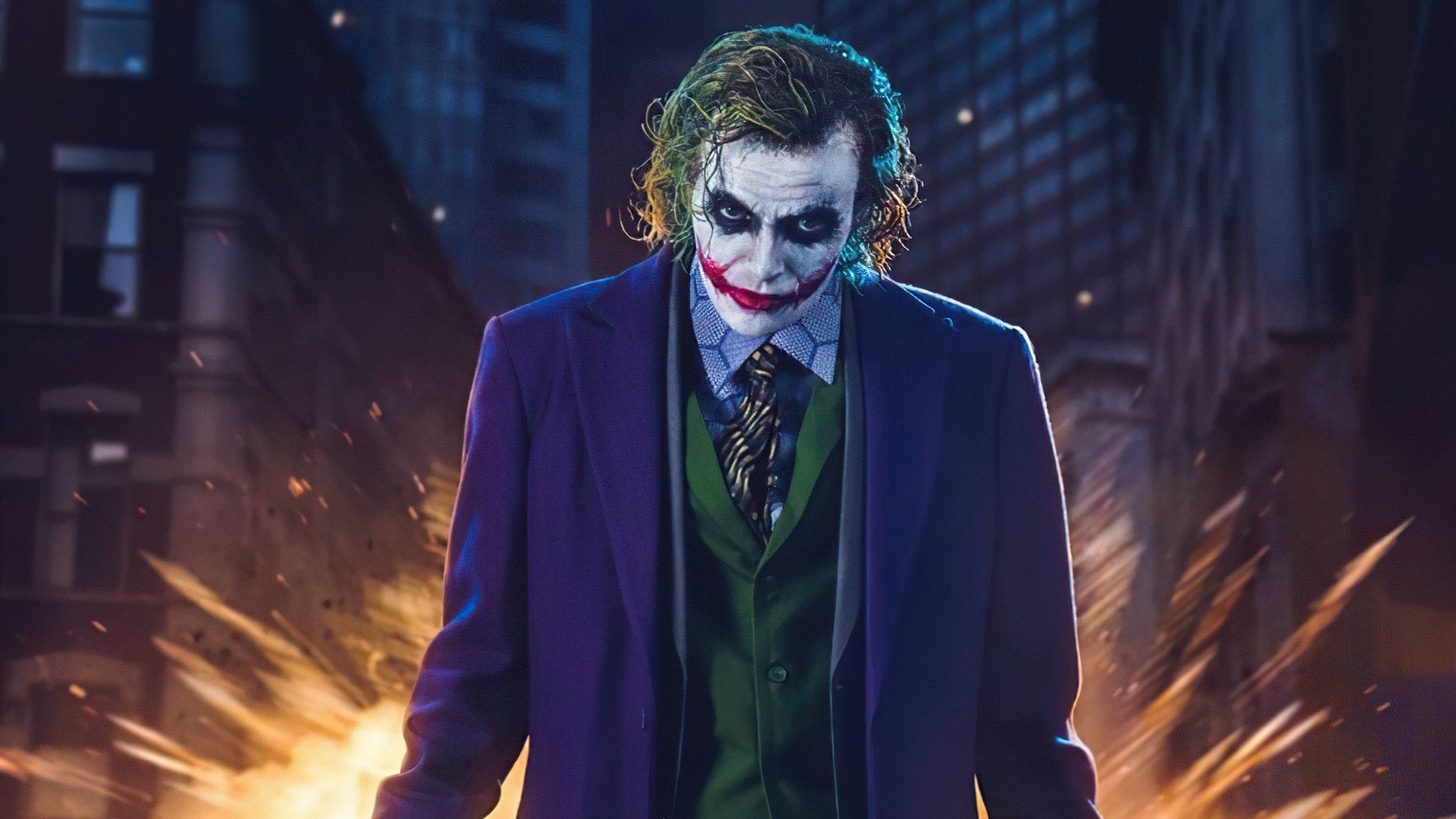 Heath Ledger as Joker Fanart Wallpaper 4k HD ID:7395