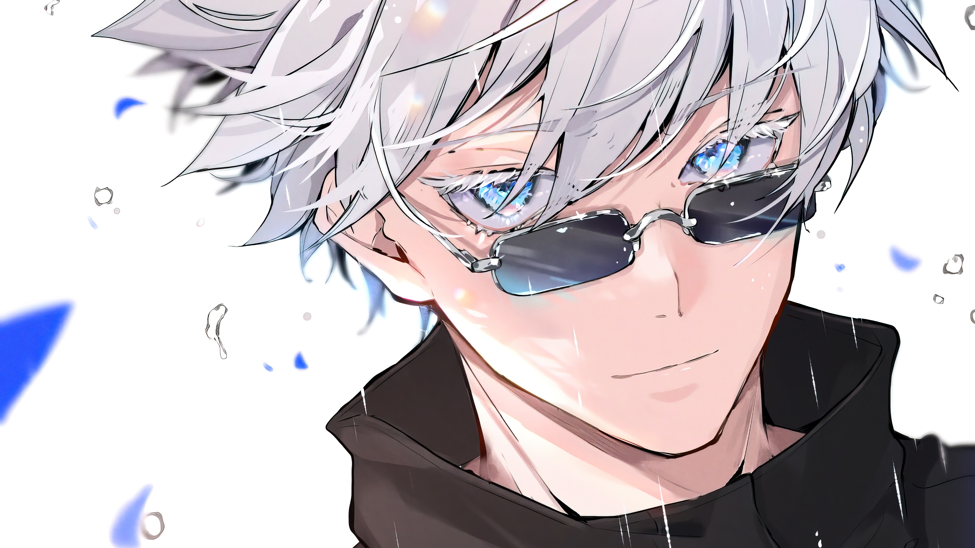 Satoru Gojo With Glasses Anime Wallpaper 4K For Desktop ID 12808