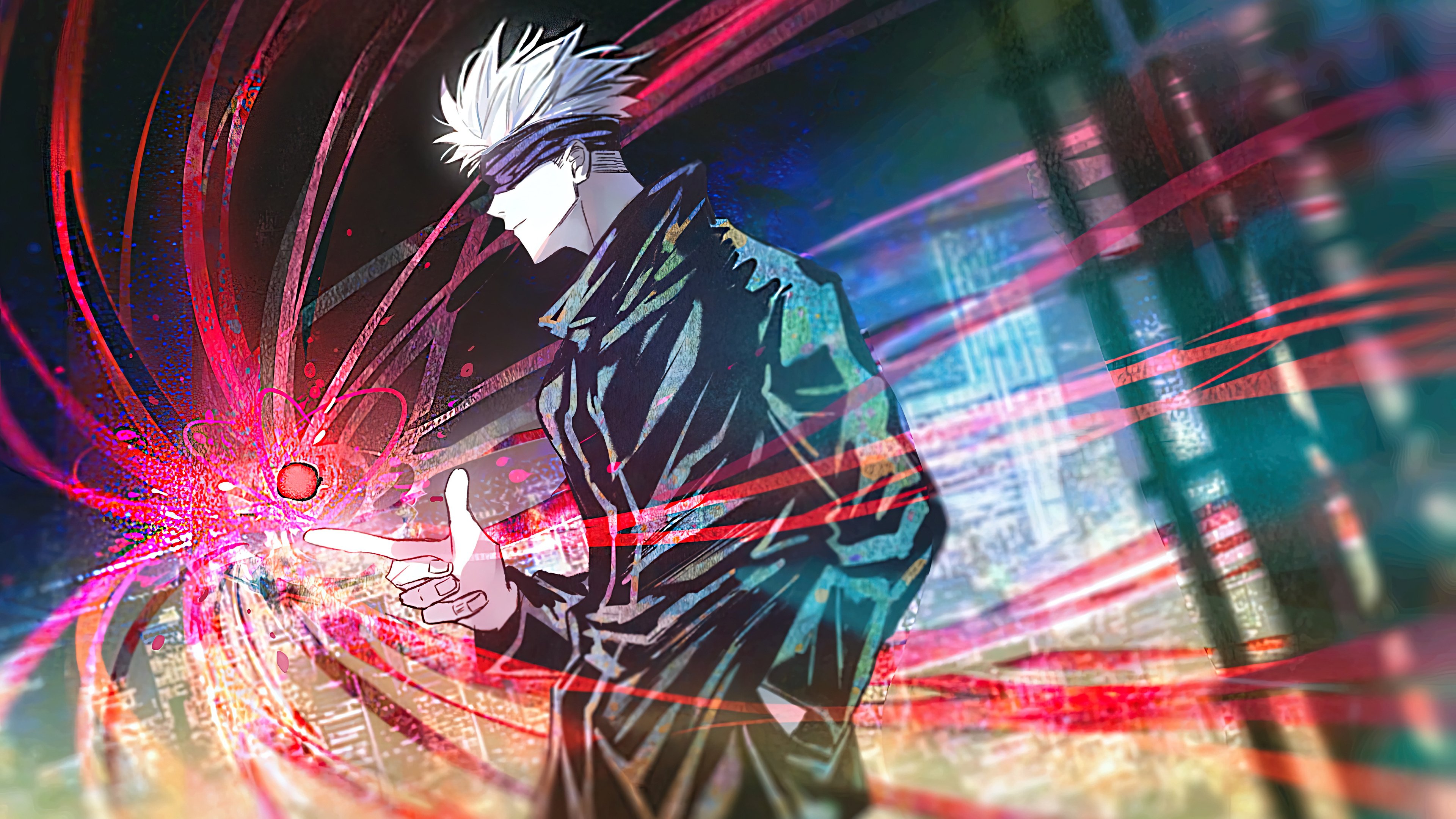 Fondos de pantalla Anime Satoru Gojo Red Reversal Jujutsu Kaisen