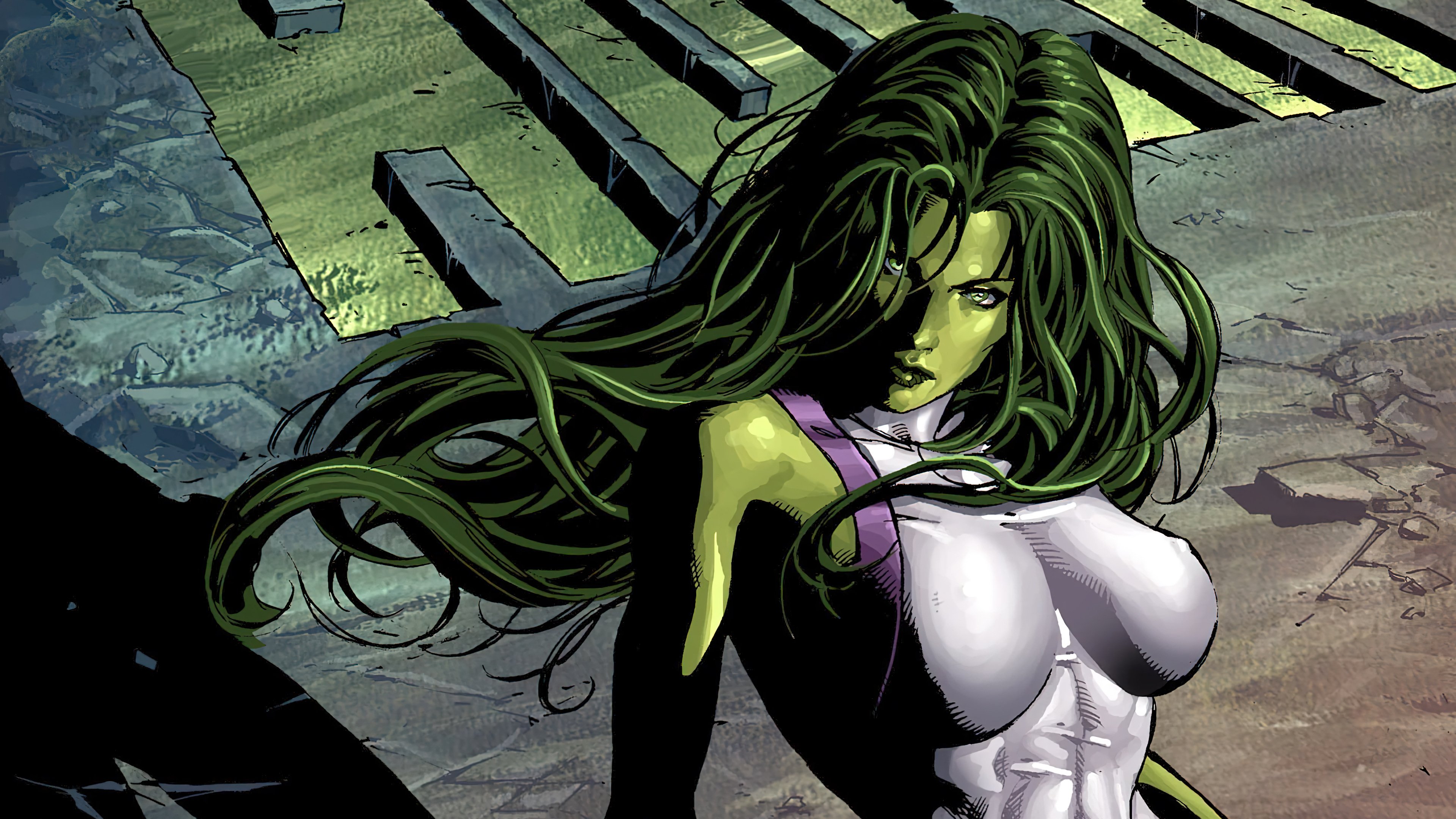Fondos de pantalla She Hulk Marvel comics