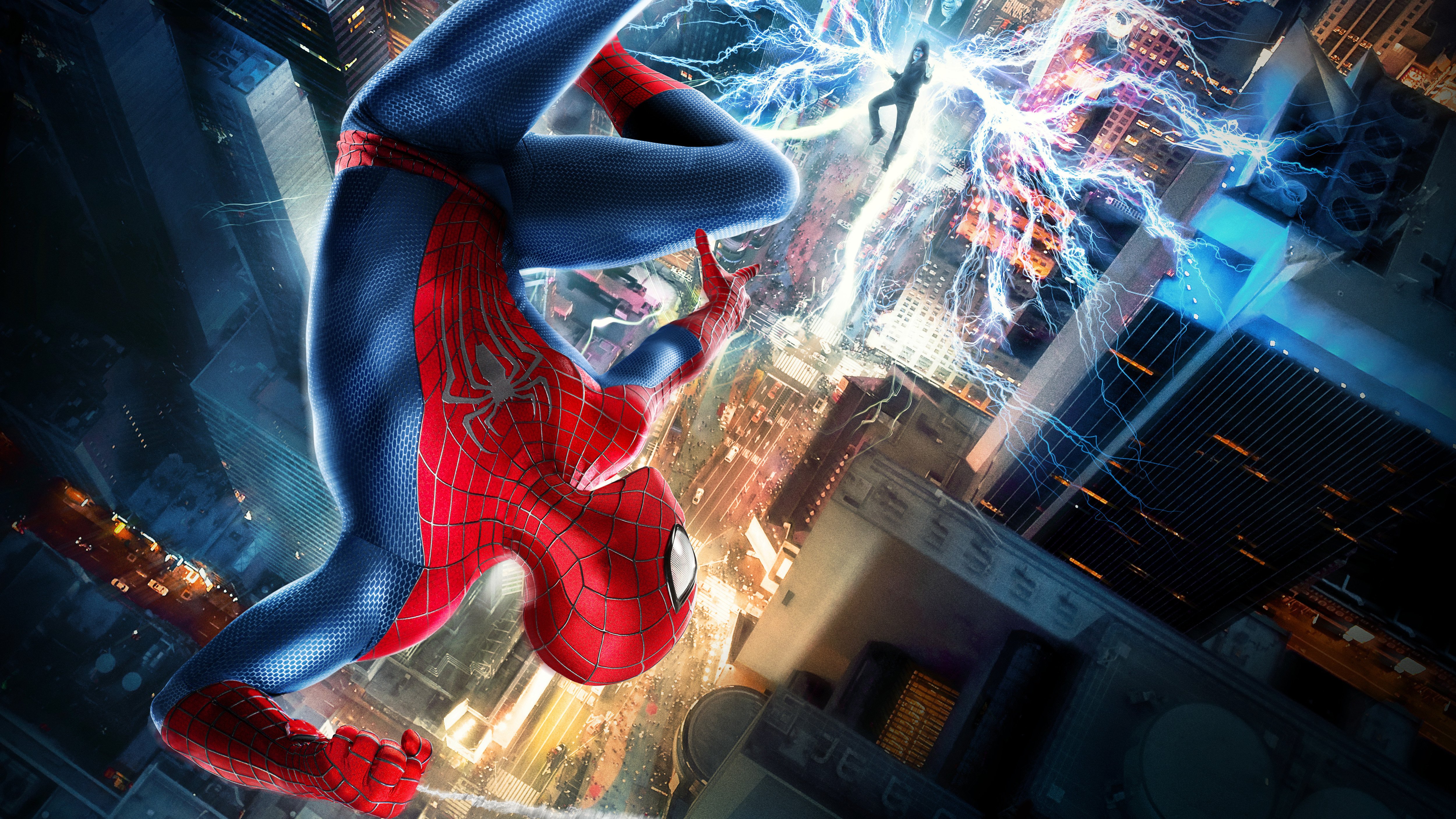 Wallpaper Spider Man vs Electro