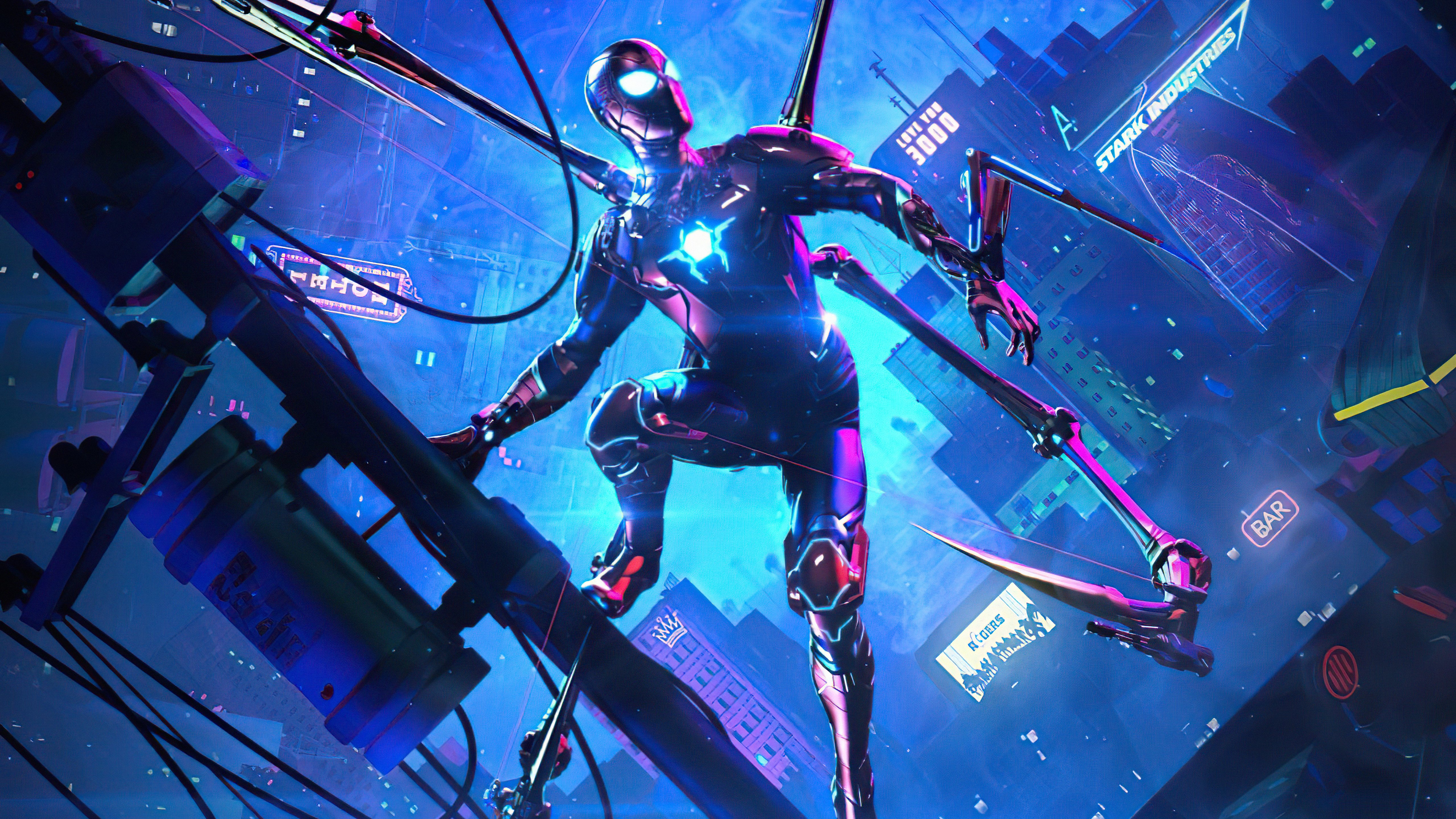 Wallpaper Spider Man Cyberpunk