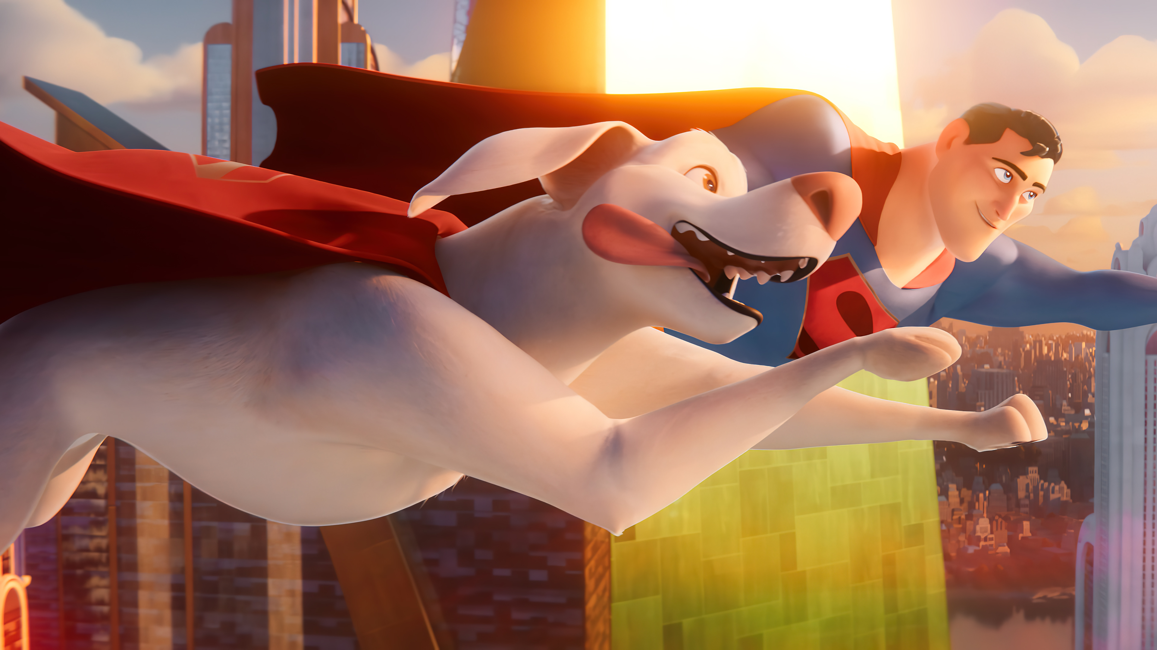 Fondos de pantalla Superman y Krypto DC Liga de Supermascotas