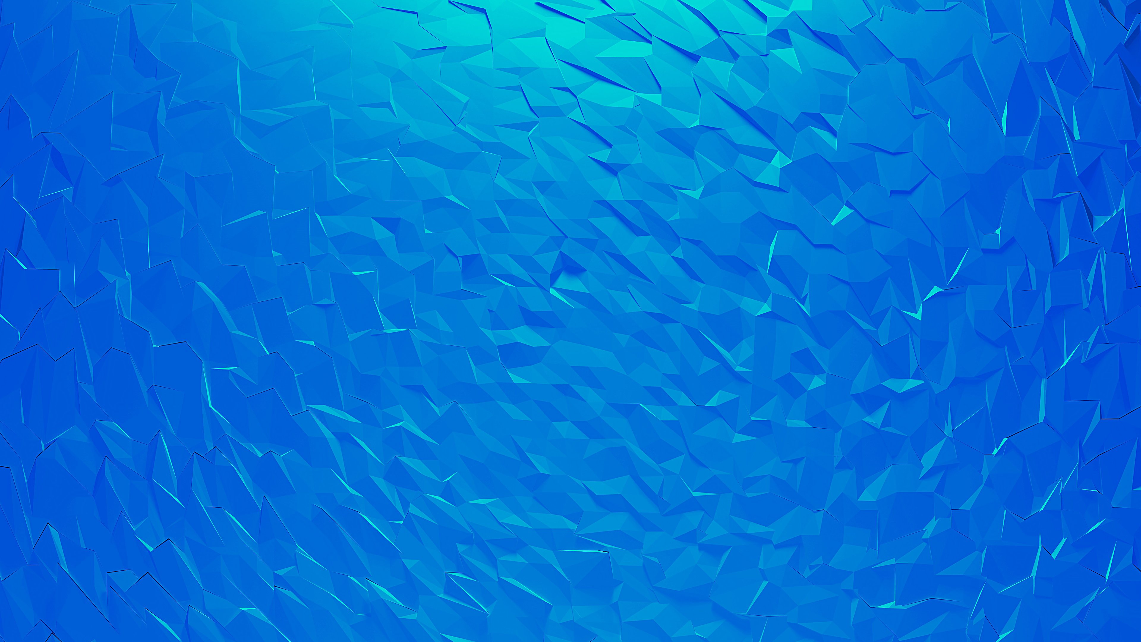 Wallpaper 3D low poly blue texture