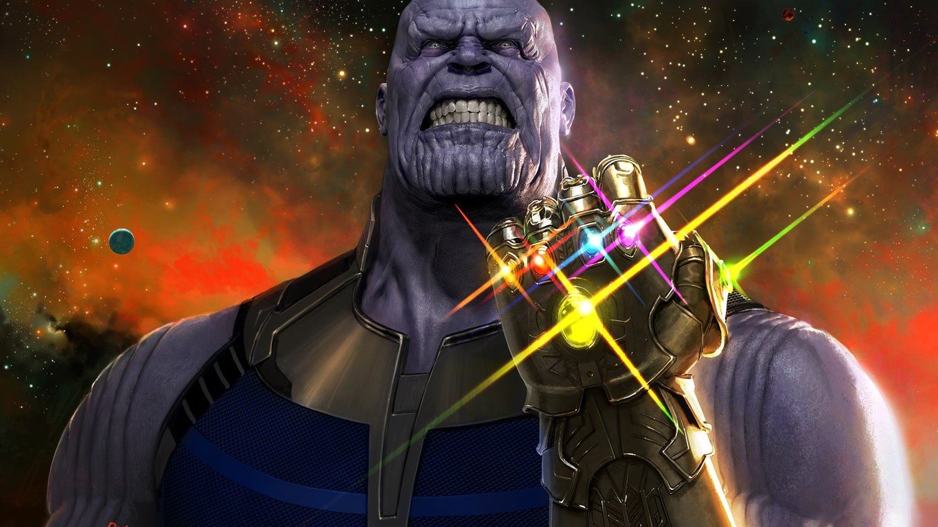 Wallpaper Thanos in Avengers Infinity War