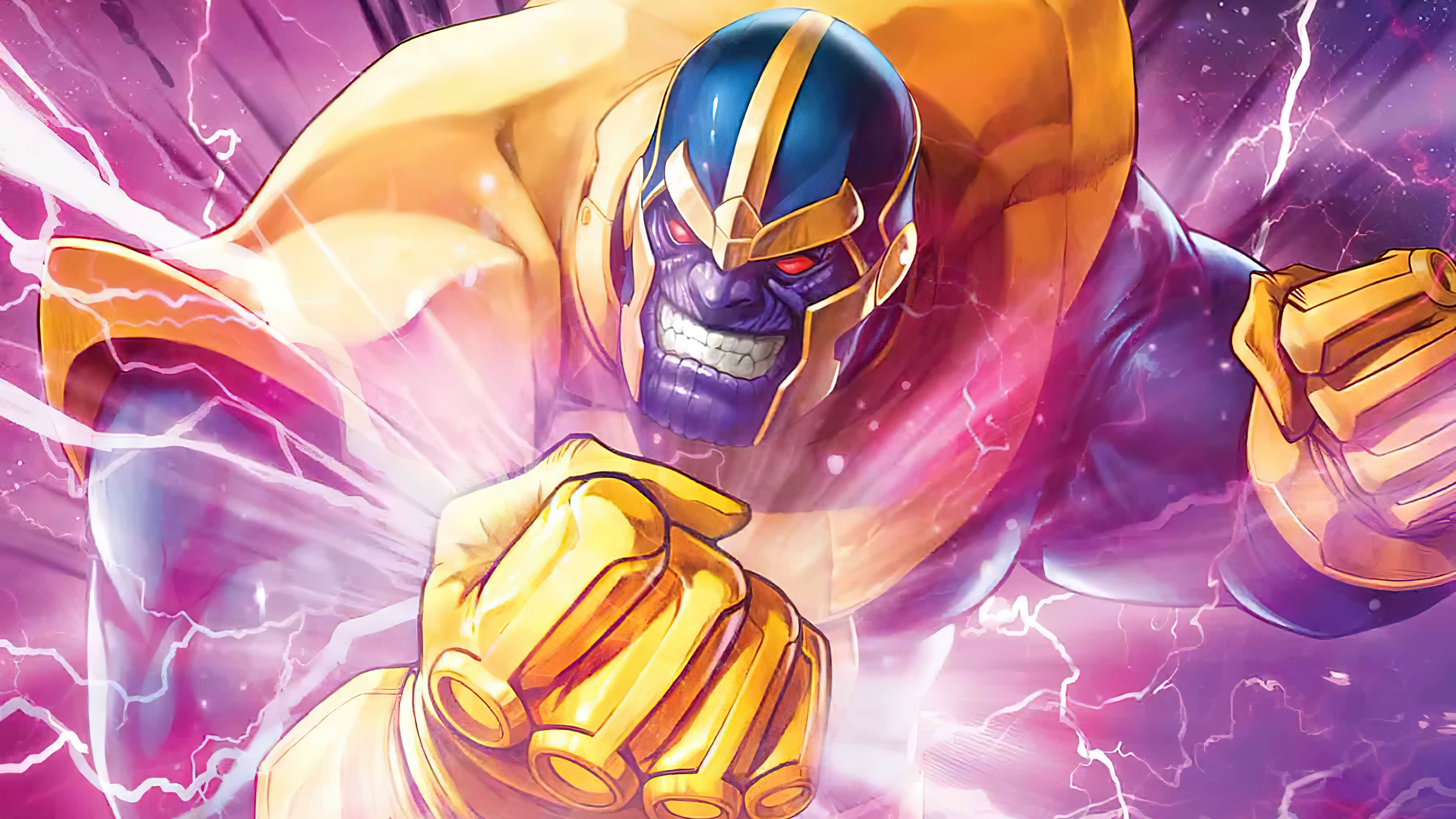 Wallpaper Thanos Marvel Comics Fanart