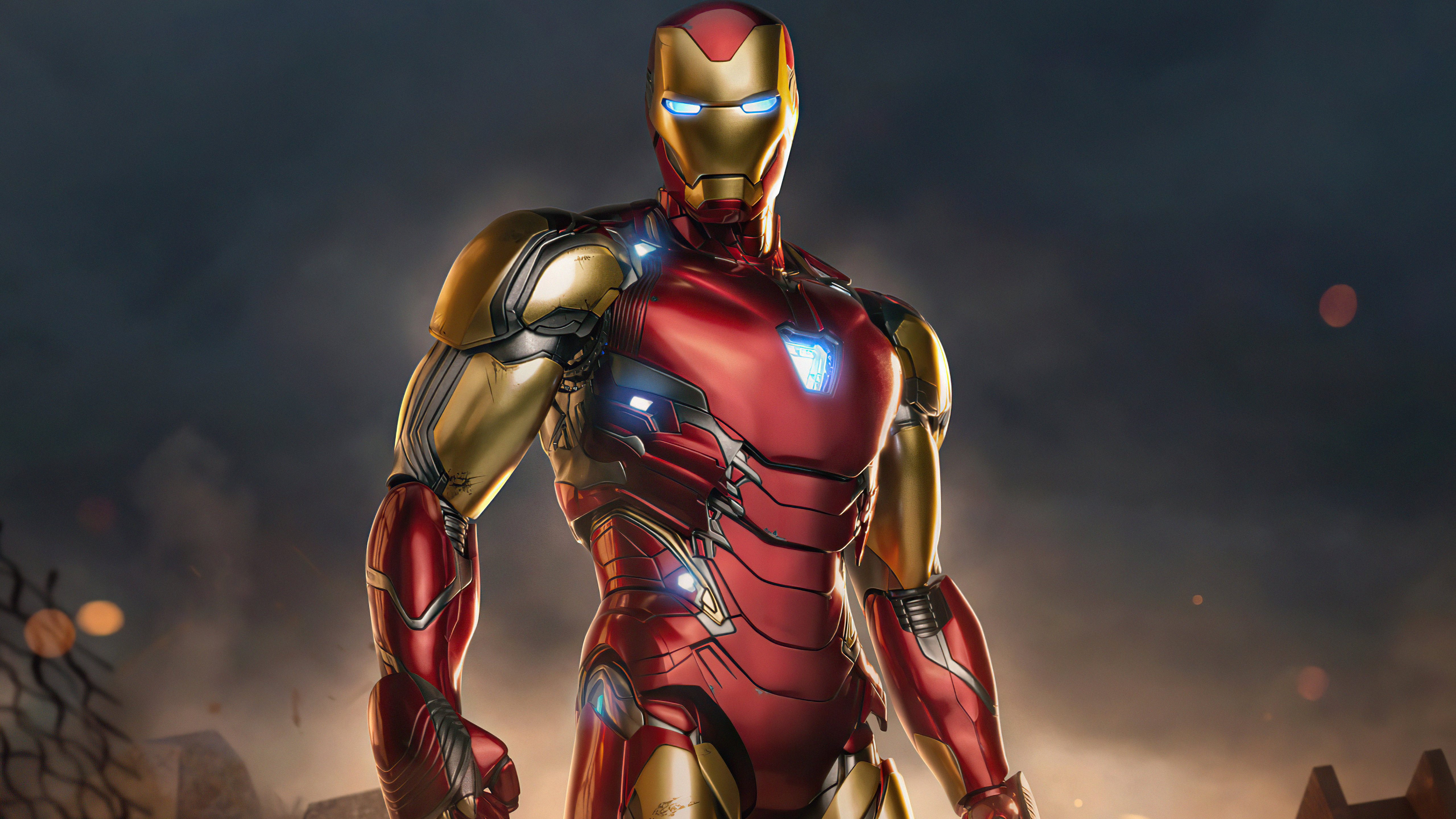 Wallpaper Tony Stark Iron Man 2021