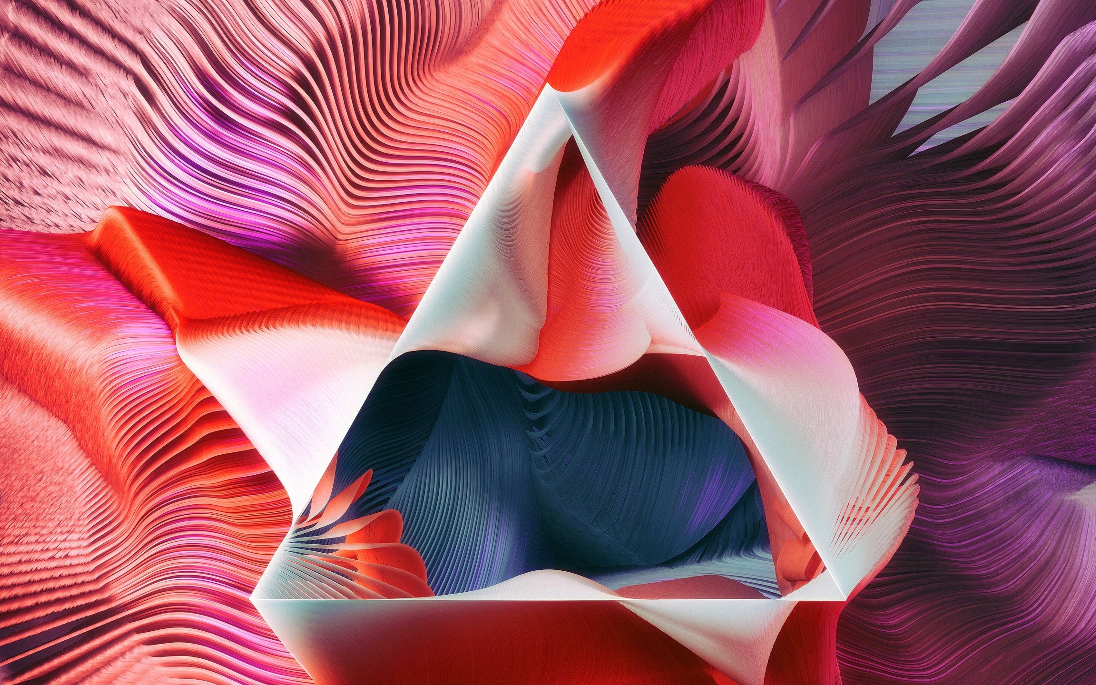Fondos de pantalla Triangulo abstracto con texturas