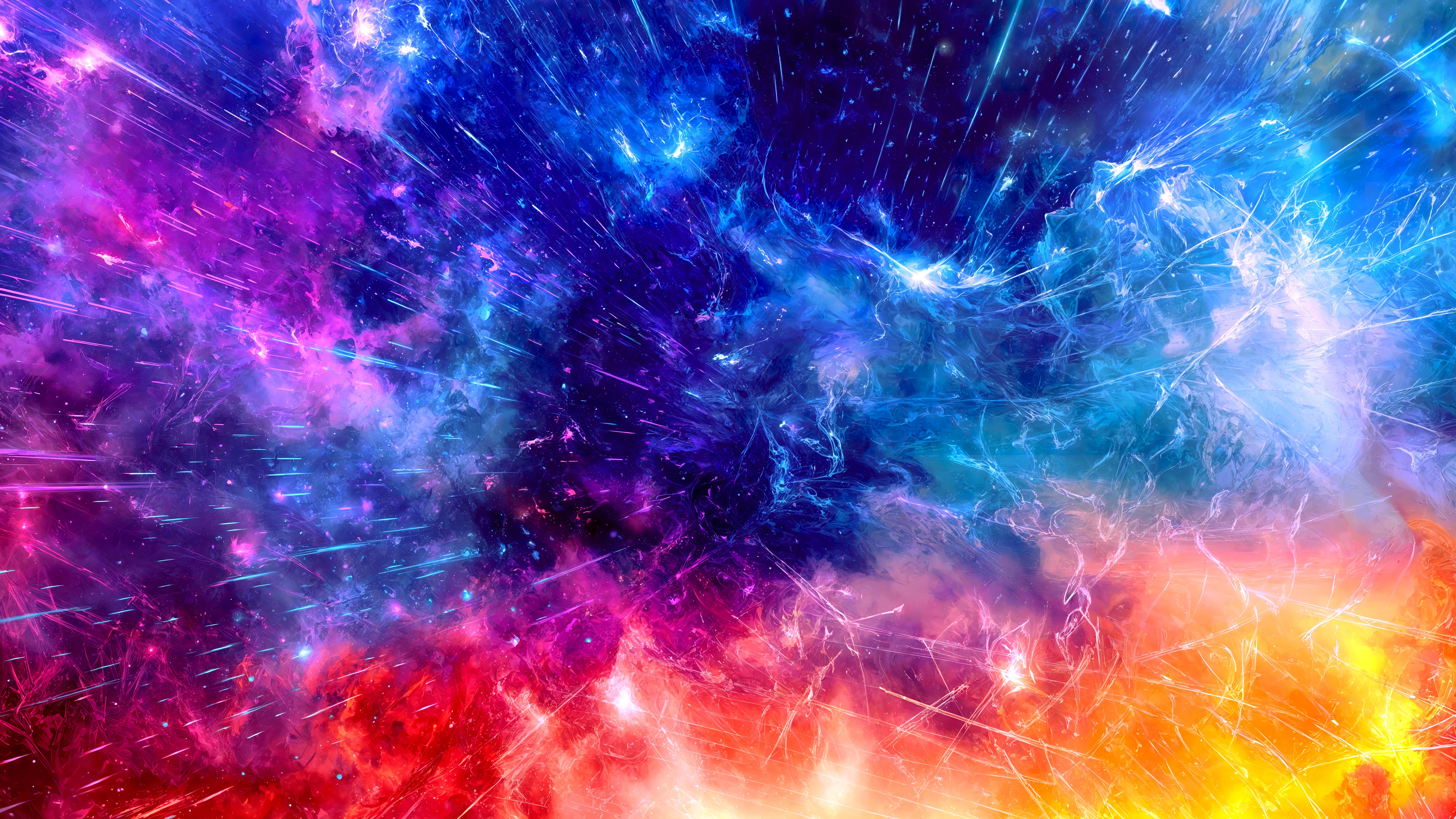 Fondos de pantalla Universo colorido abstracto digital
