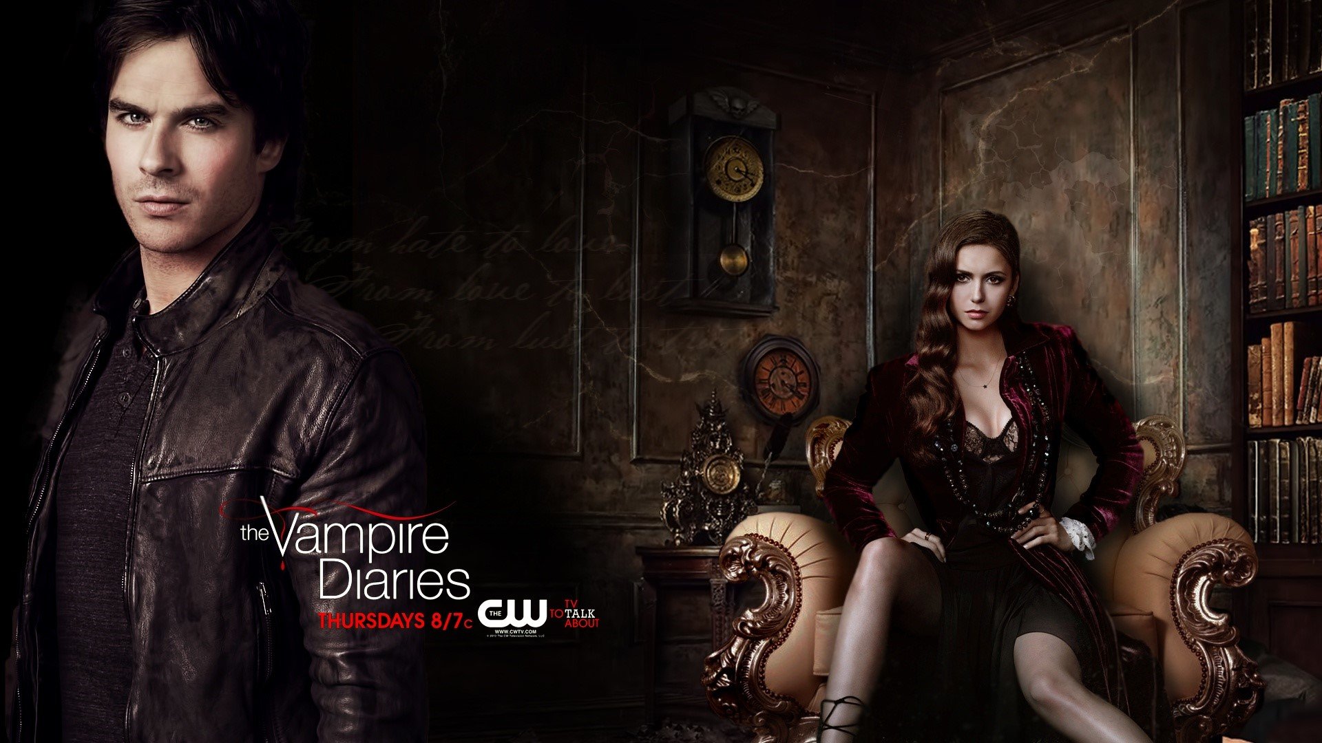 Wallpaper Vampire Diaries season 4
