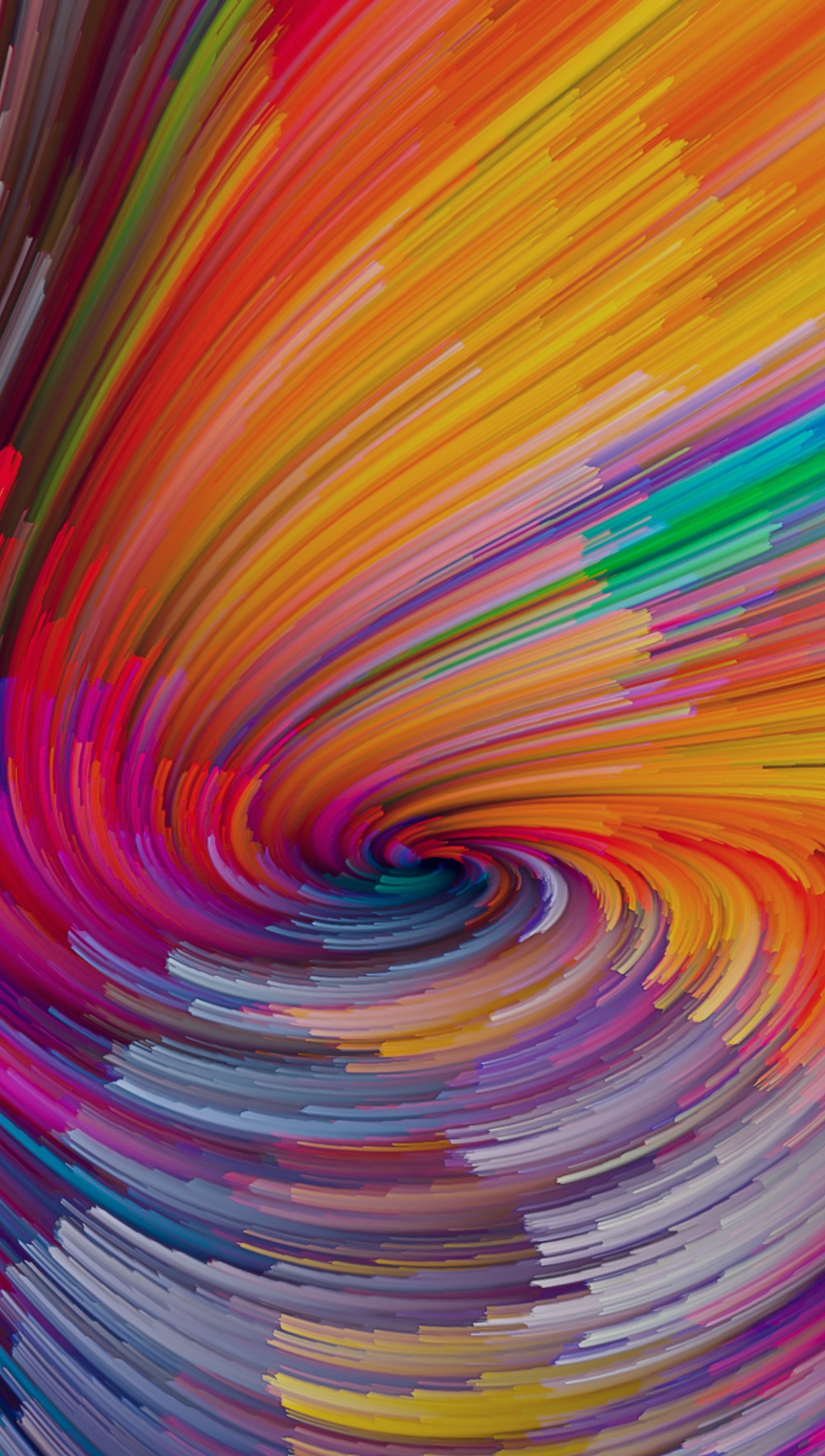 Wallpaper Abstract Colorful lines Vertical