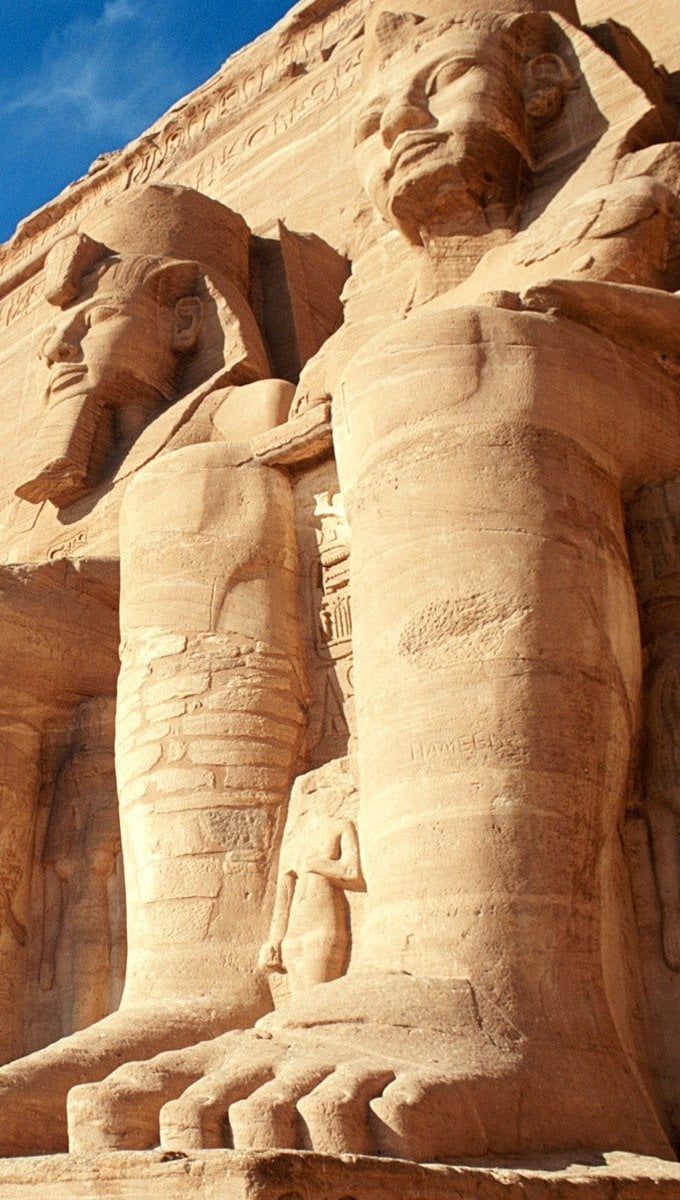 Wallpaper Abu Simbel Vertical