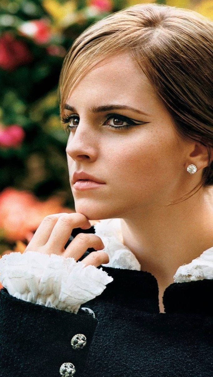Wallpaper Actress Emma Watson Vertical