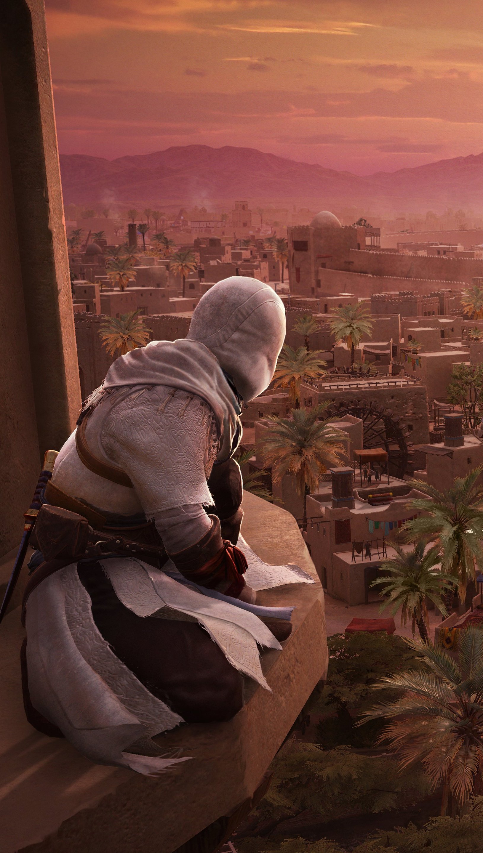 Wallpaper Assassins Creed Mirage PS5 Vertical