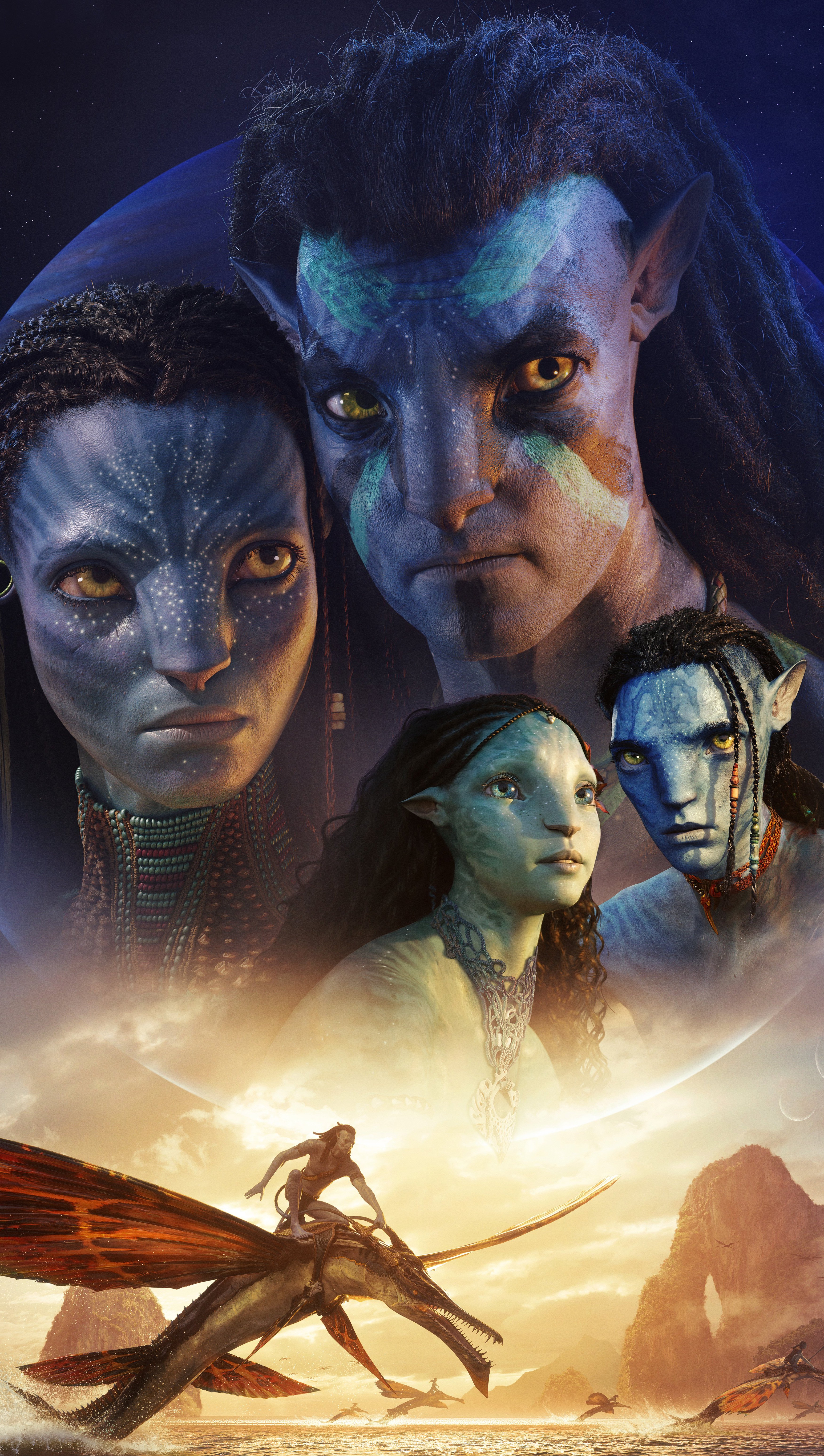 Fondos de pantalla Avatar 2: El sentido del agua Vertical